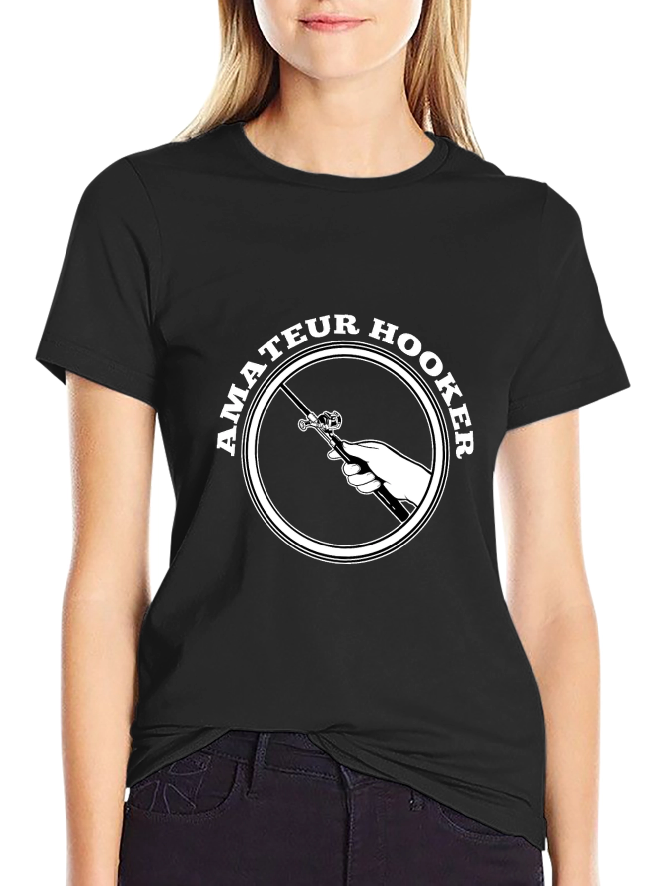 Amateur Hooker Black T-Shirt