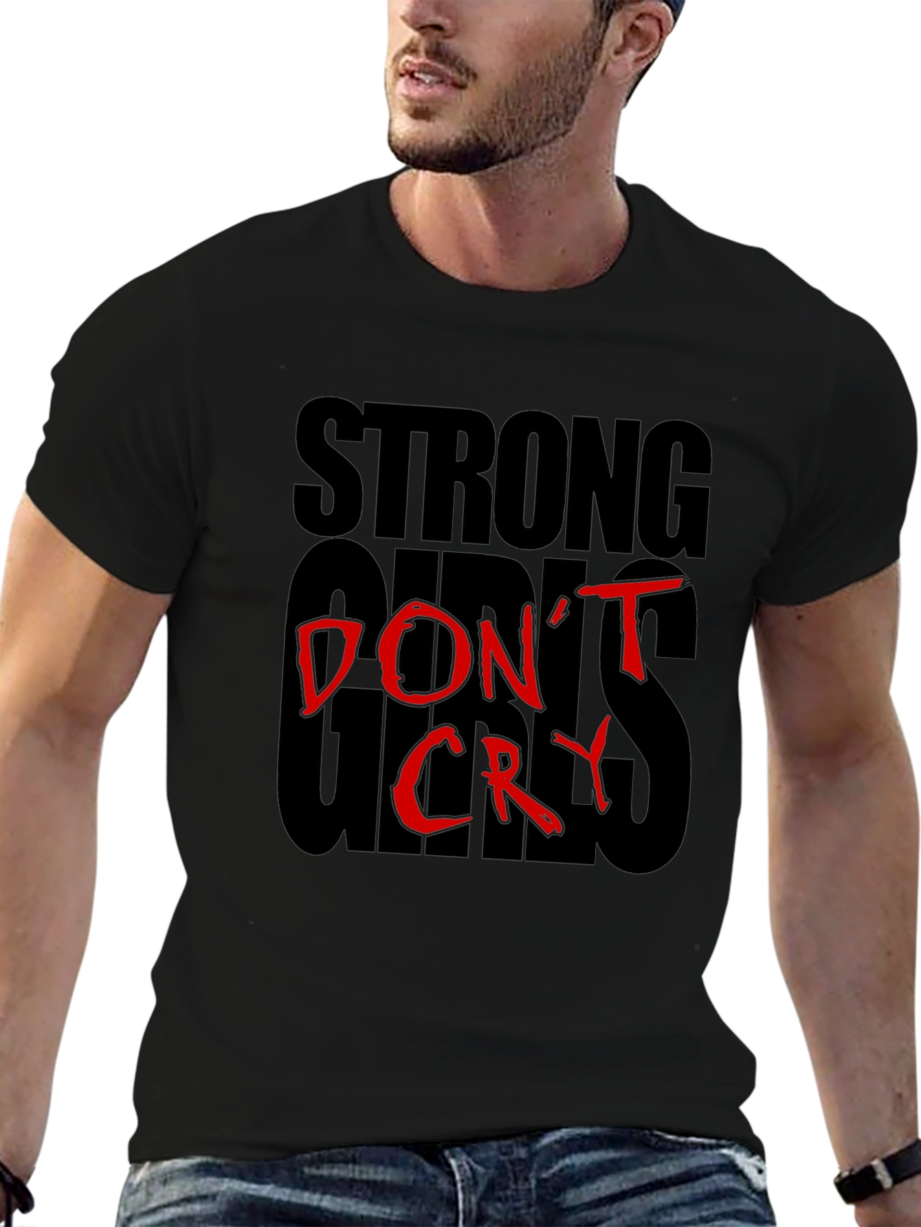 Strong Girls Dont Cry Graphic T-Shirt