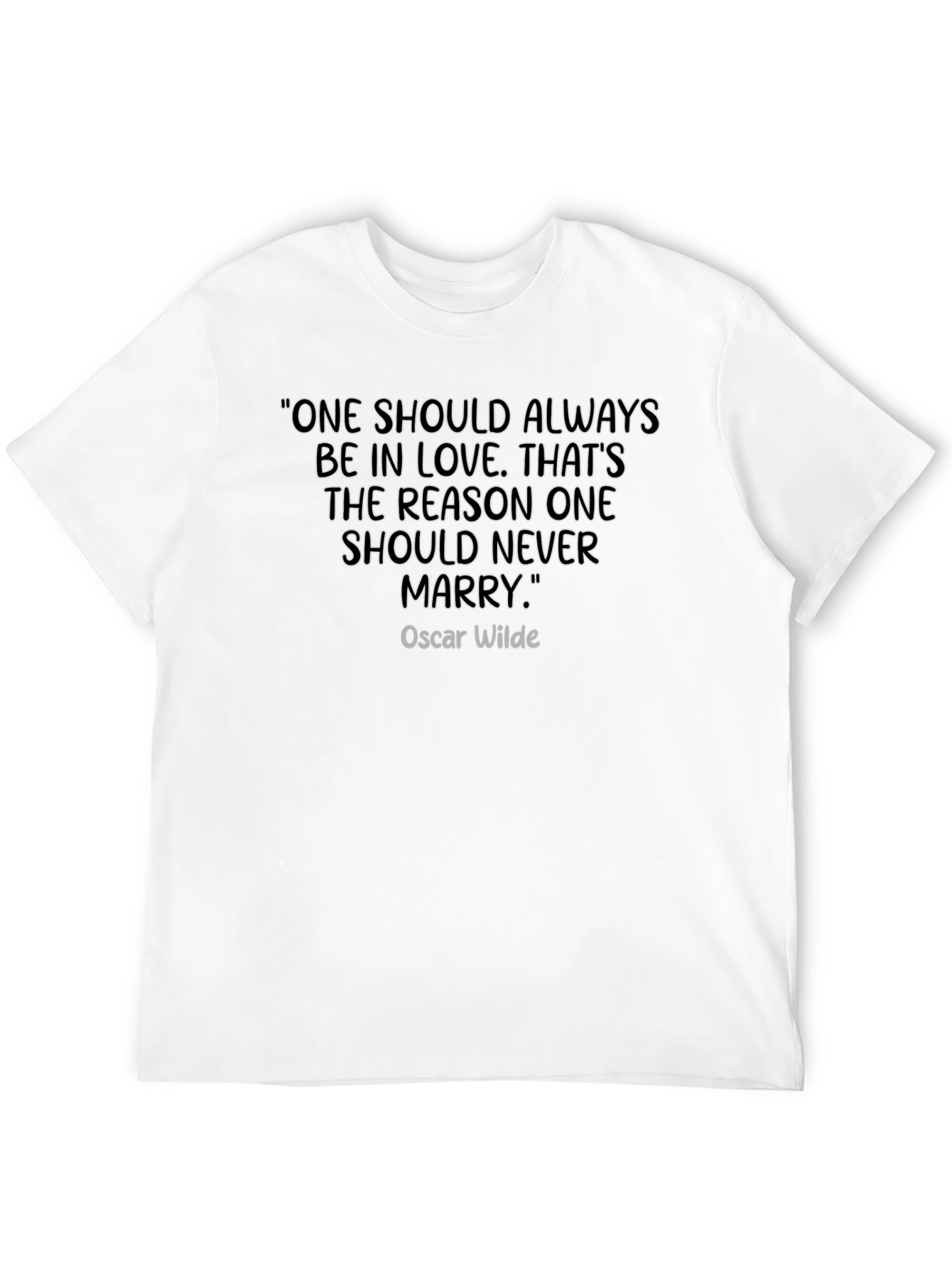 Oscar Wilde Quote T-Shirt