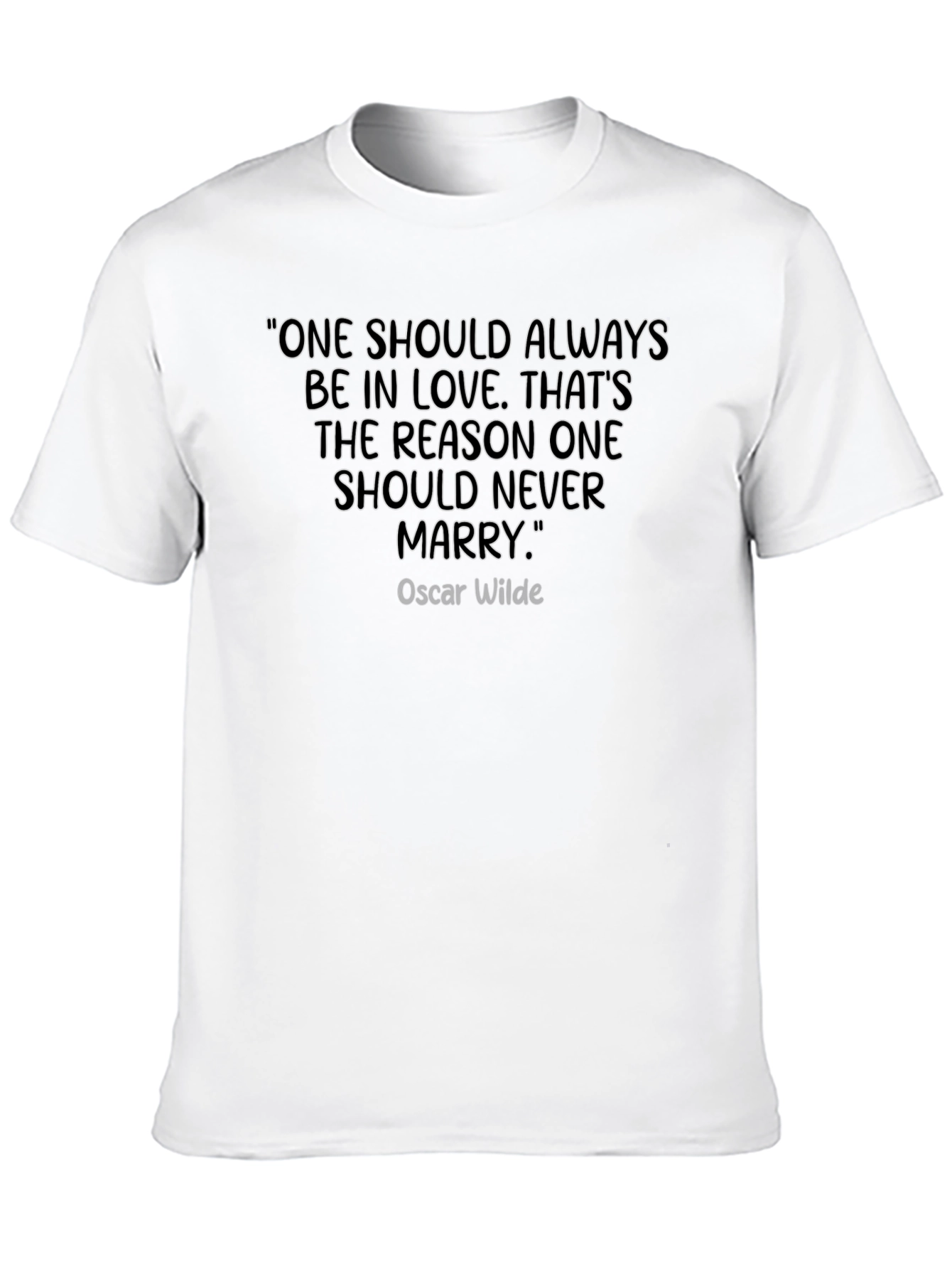 Oscar Wilde Quote T-Shirt