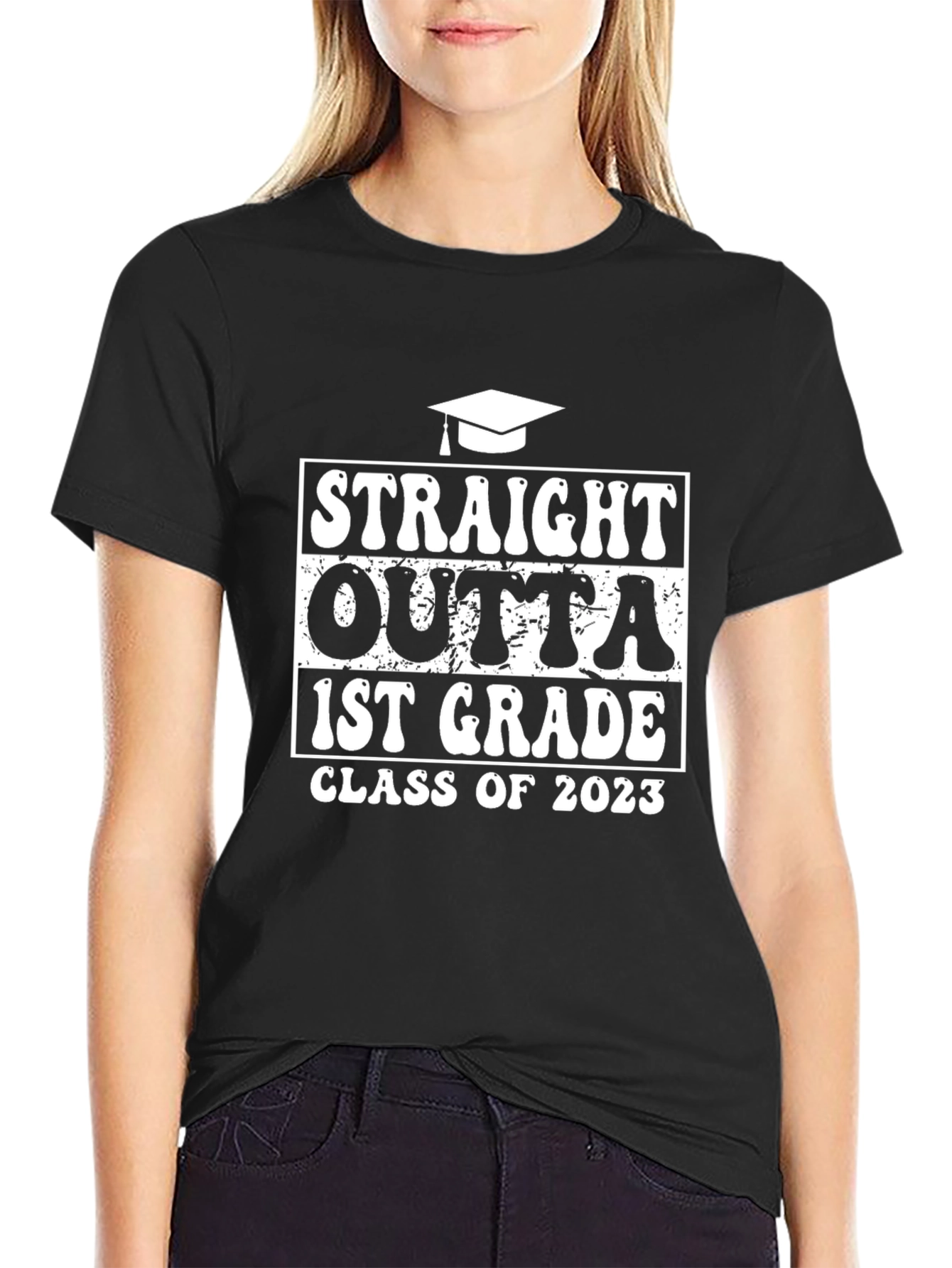 Straight Outta 1st Grade Class of 2023 T-Shirt