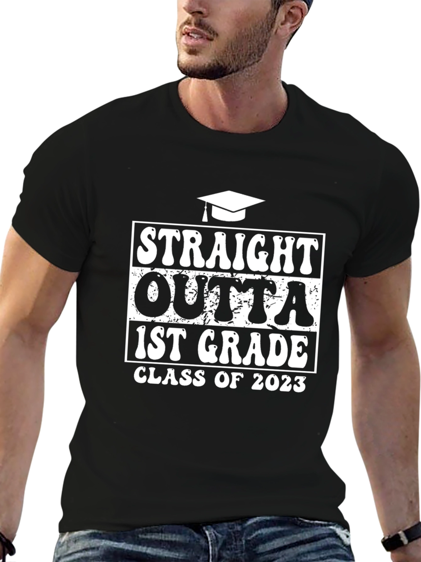 Straight Outta 1st Grade Class of 2023 T-Shirt