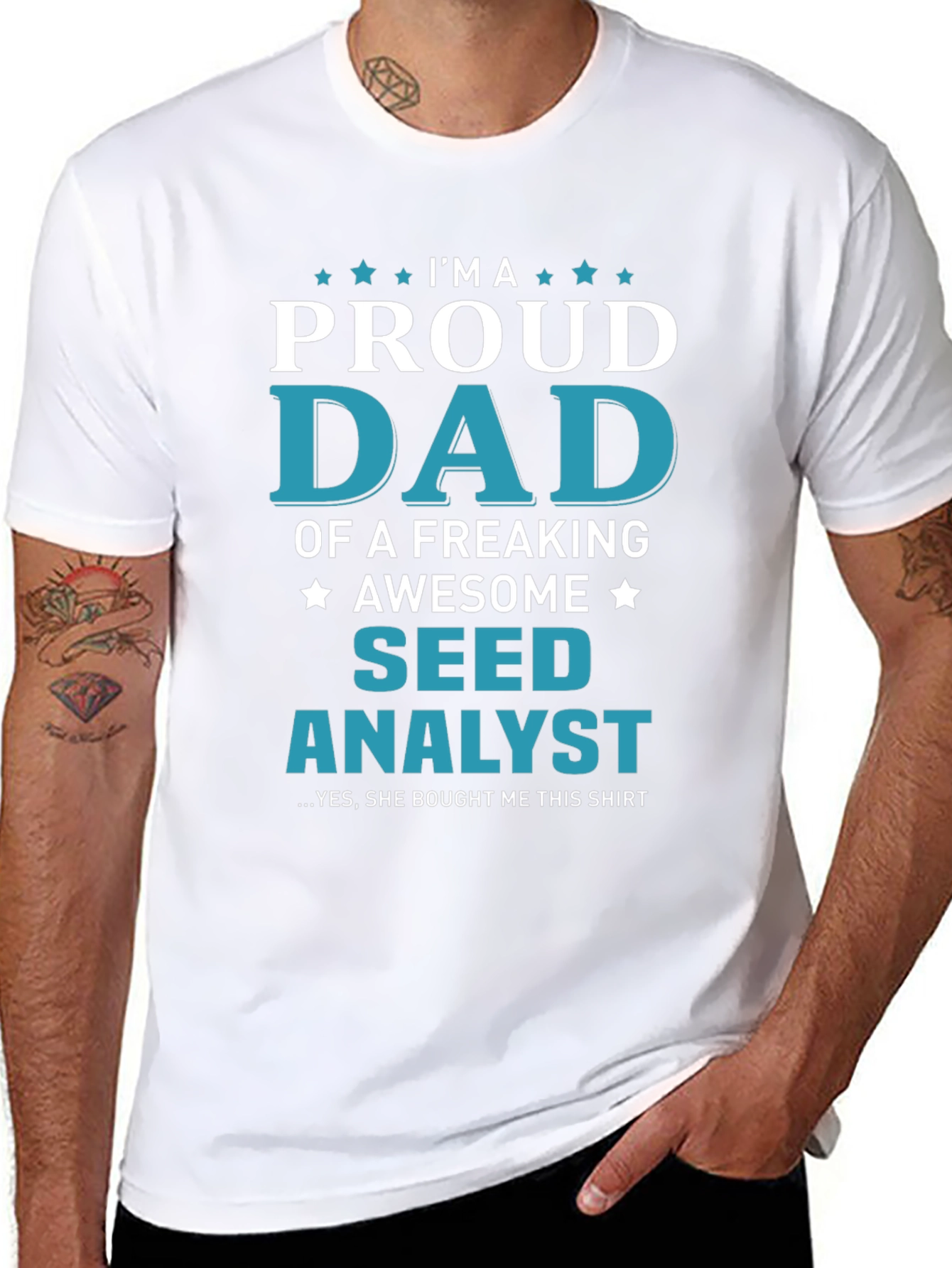 Proud Dad of a Seed Analyst T-Shirt