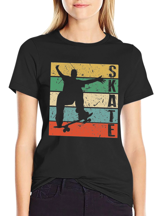 Retro Skate T-Shirt - Vintage Style Skateboard Tee