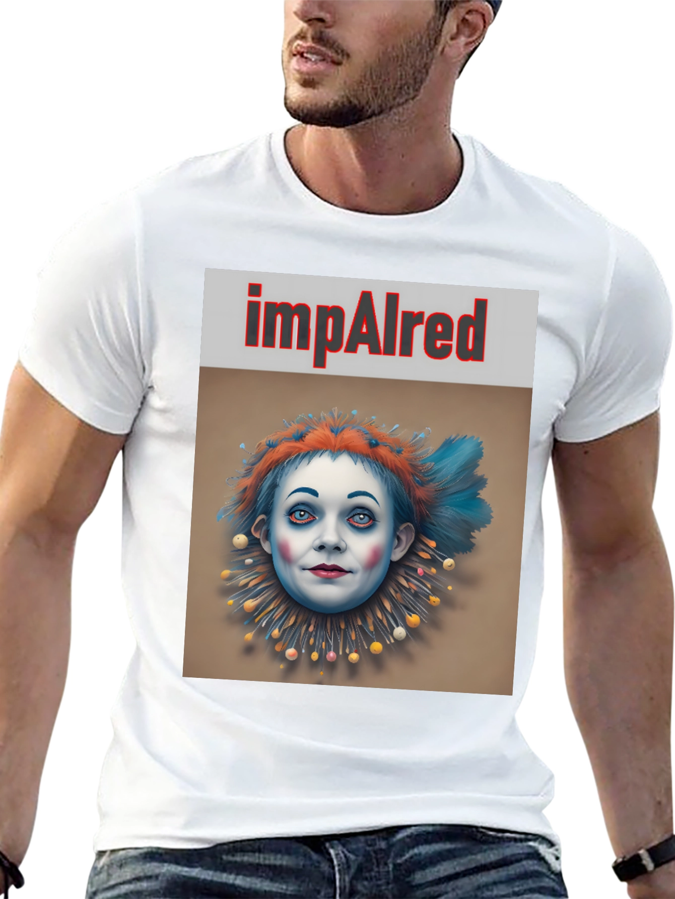 ImpAIred Clown Graphic T-Shirt