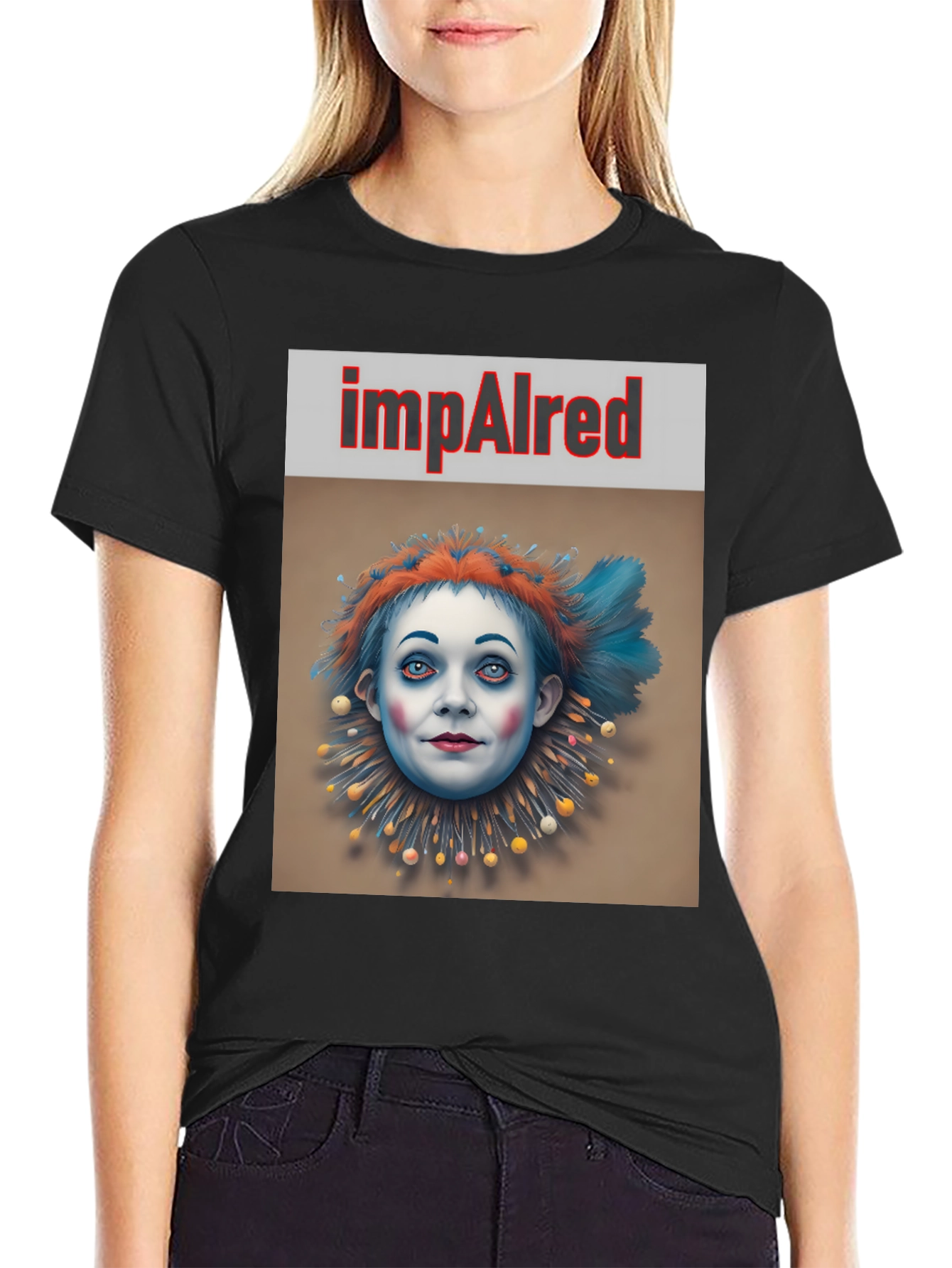 ImpAIred Clown Graphic T-Shirt