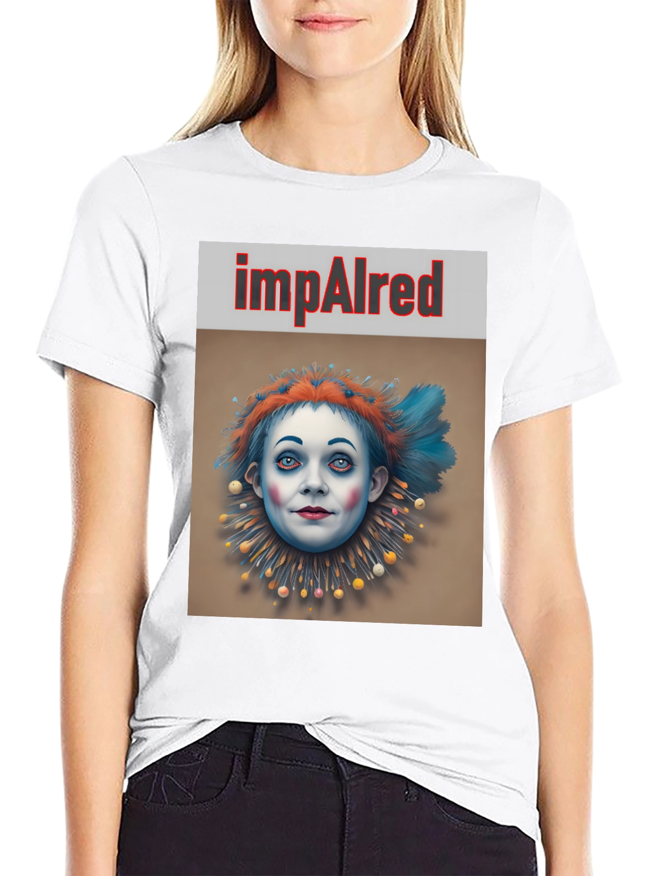 ImpAIred Clown Graphic T-Shirt