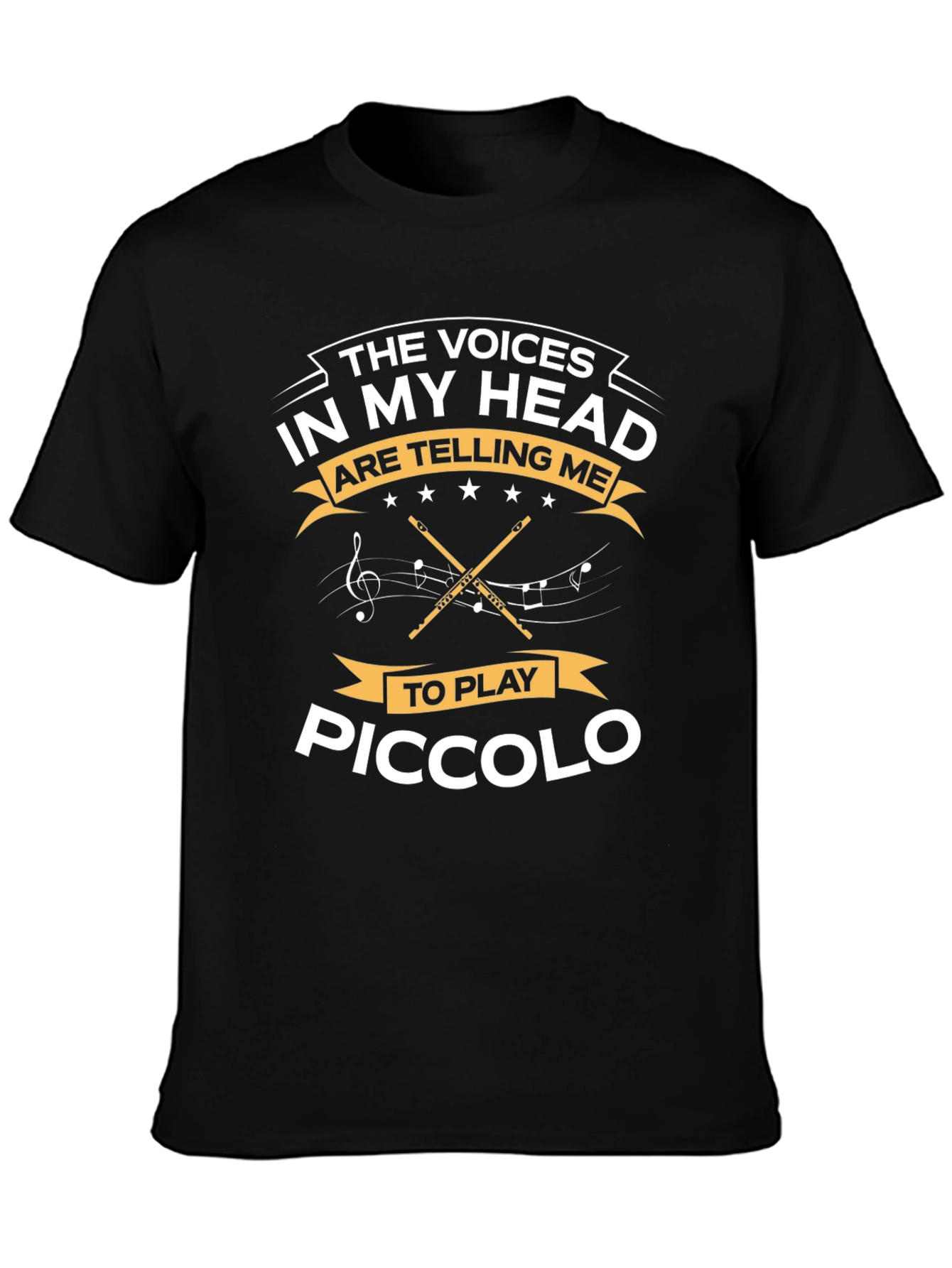 Voices in My Head Piccolo Player T-Shirt
