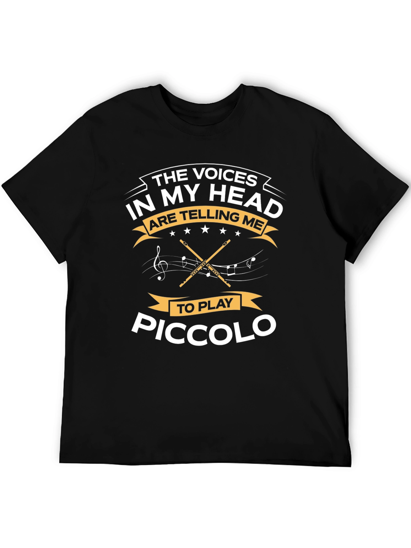 Voices in My Head Piccolo Player T-Shirt