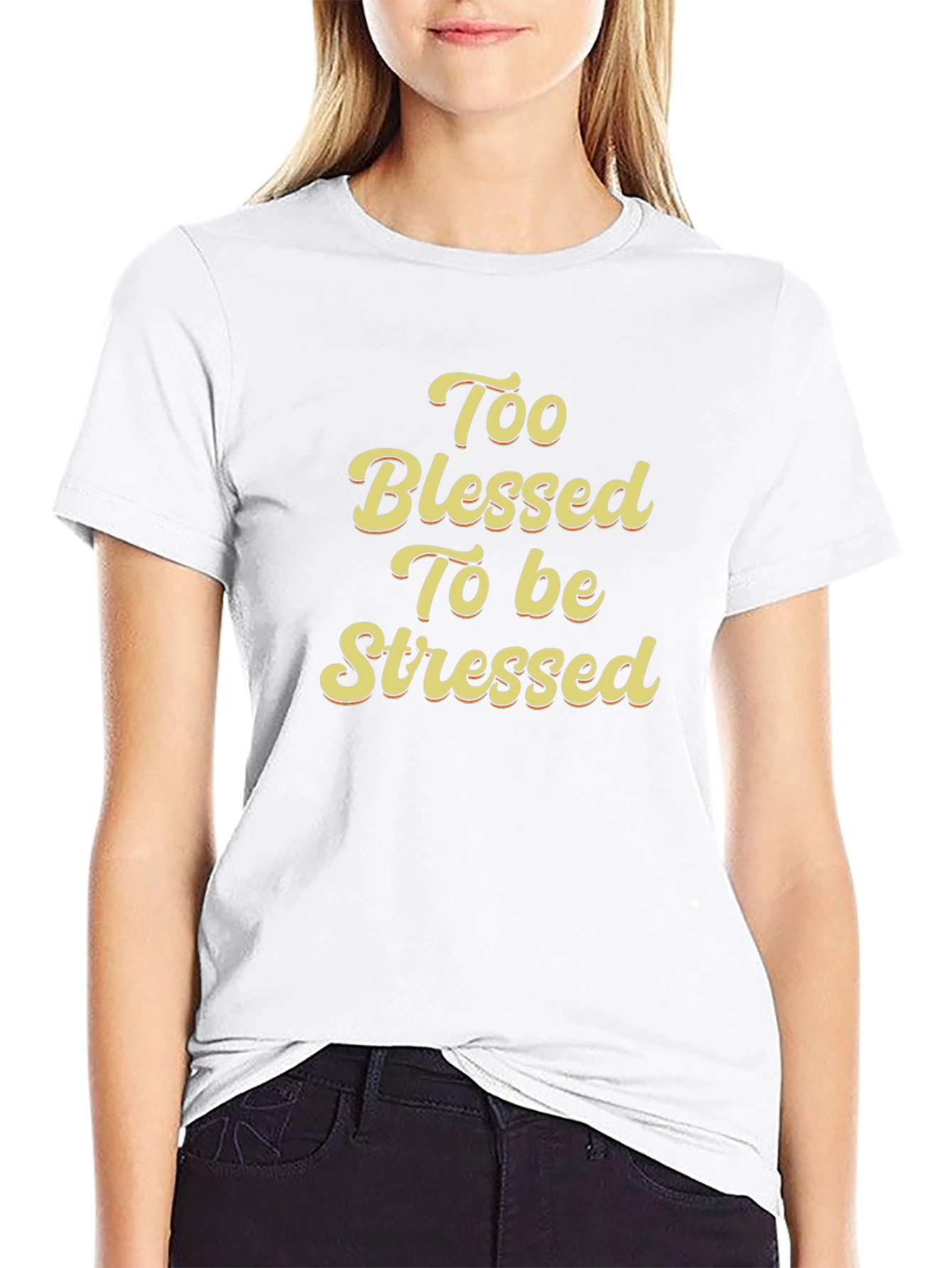 Blessed & Stress-Free Graphic T-Shirt