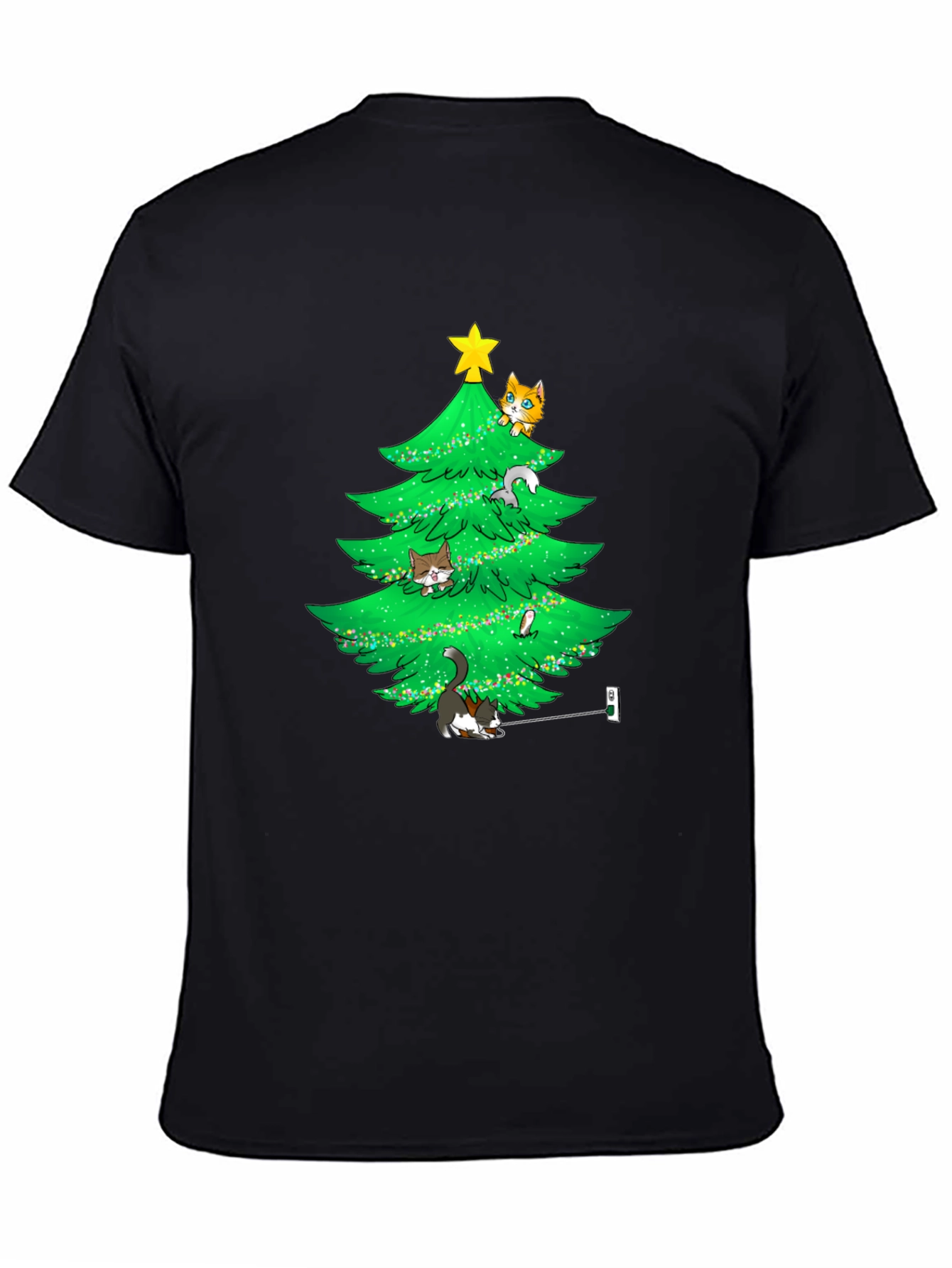 Cat Christmas Tree T-Shirt