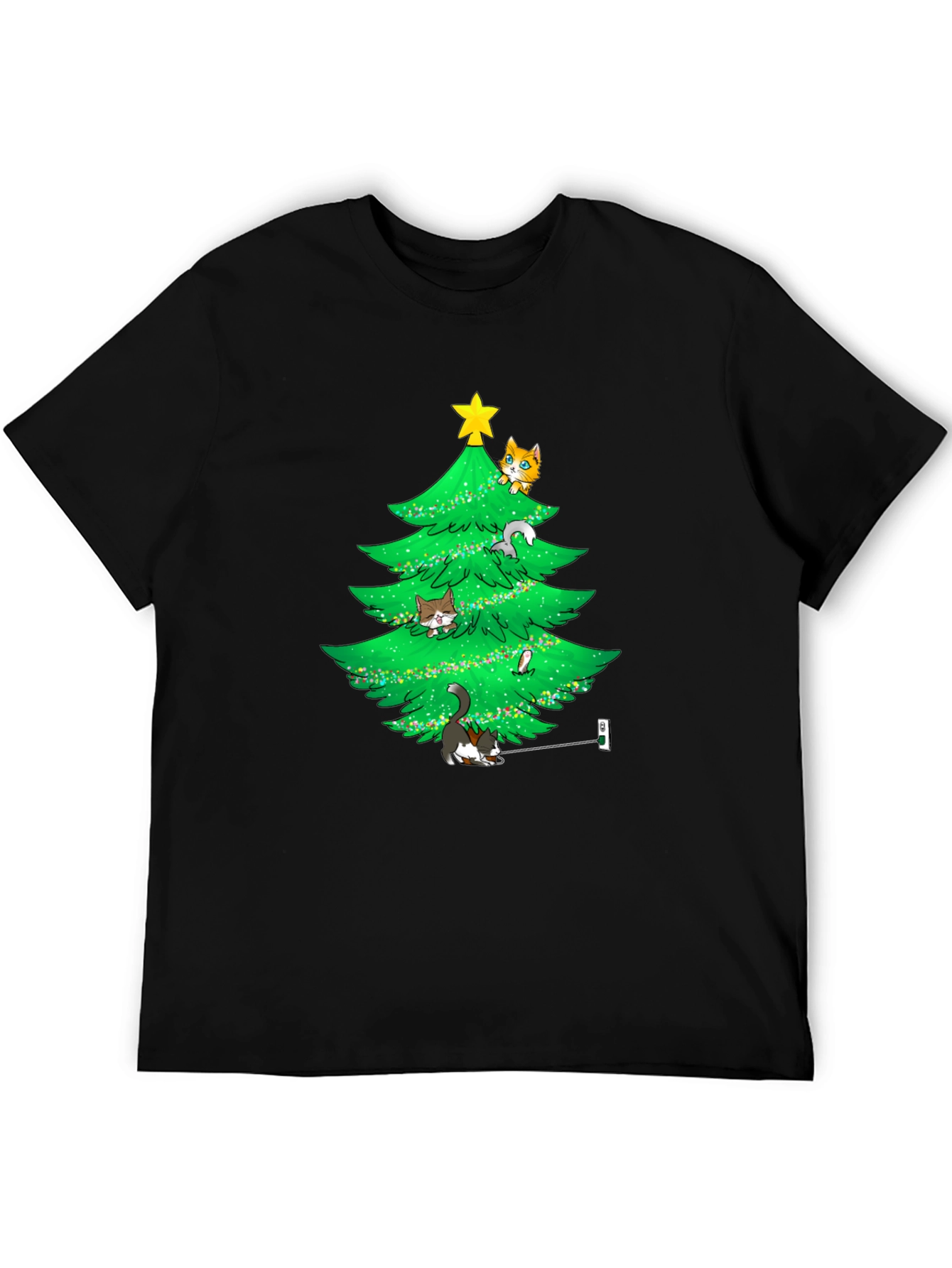 Cat Christmas Tree T-Shirt