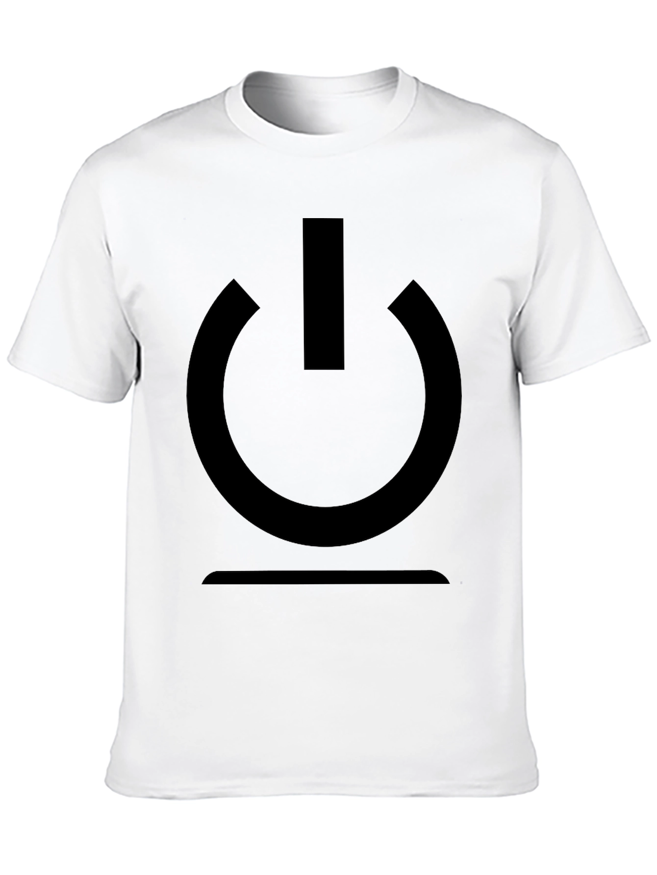 Power Symbol Black T-Shirt - Modern Style