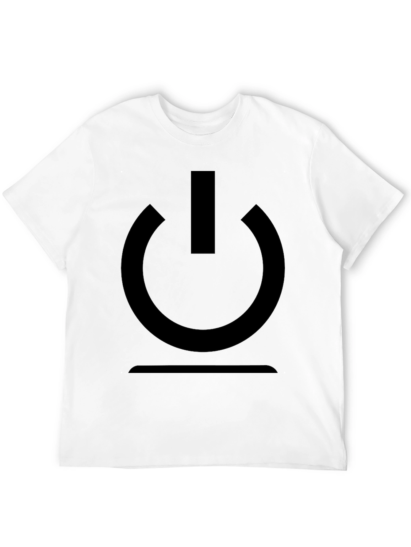 Power Symbol Black T-Shirt - Modern Style
