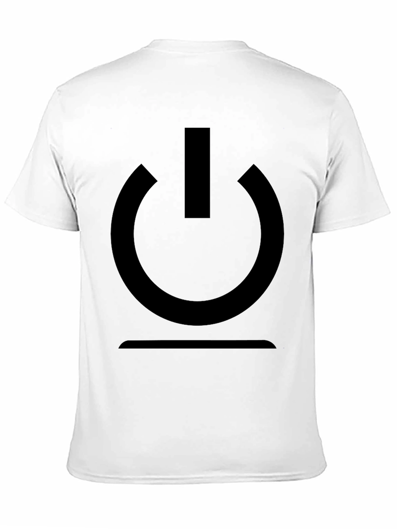 Power Symbol Black T-Shirt - Modern Style