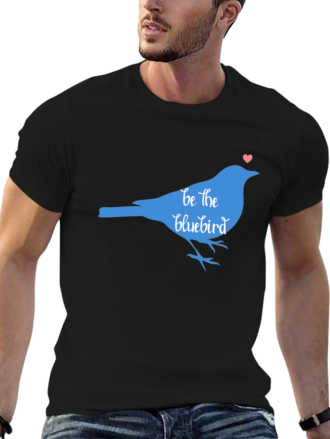 Be the Bluebird Black T-Shirt