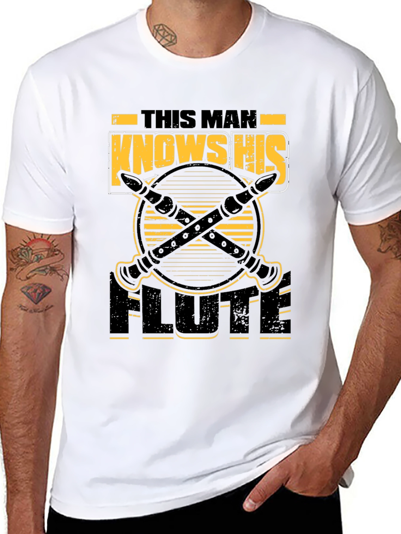 This Man Knows His Flute T-Shirt