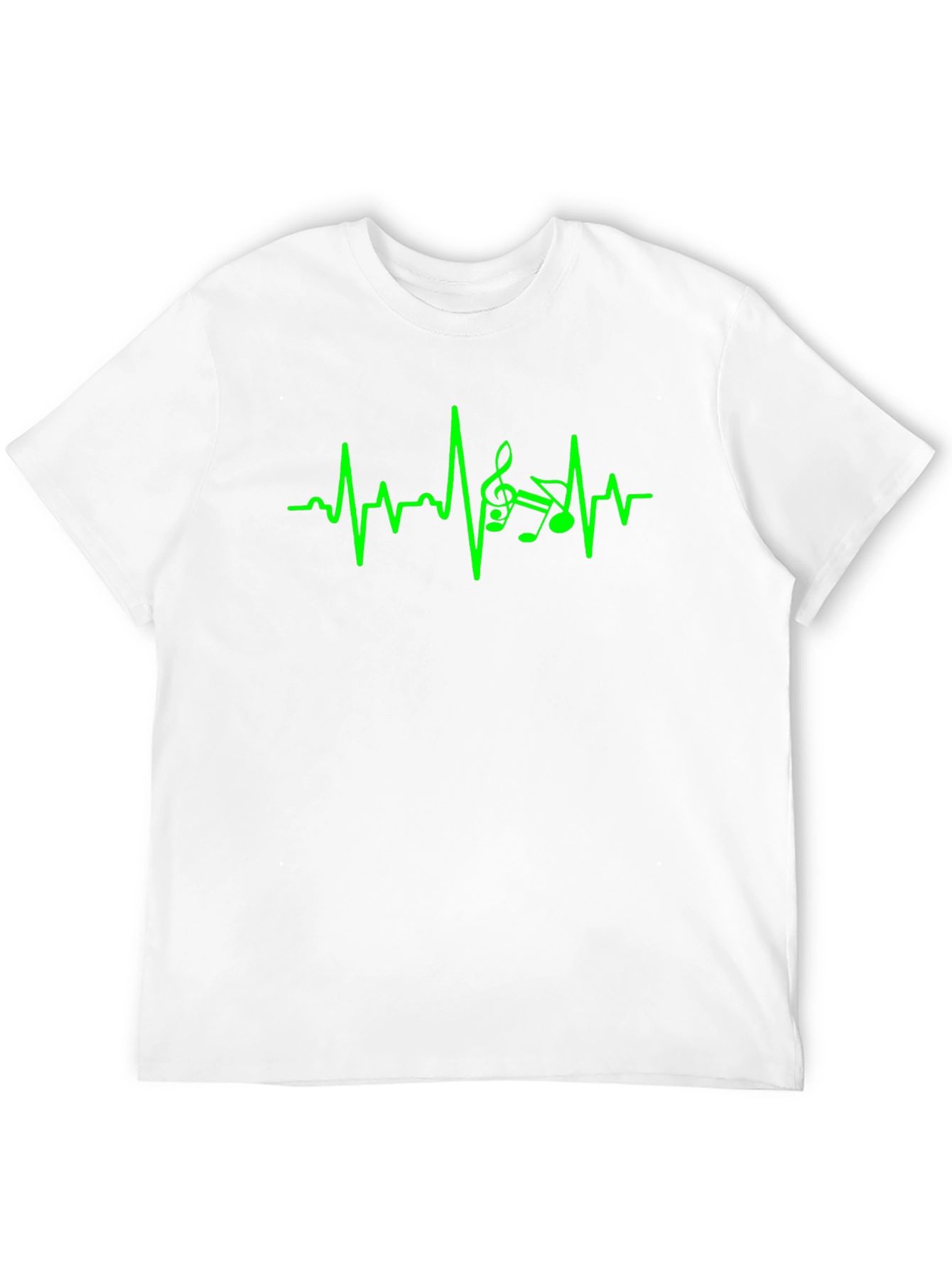 Music Heartbeat T-Shirt - Musical Pulse Tee