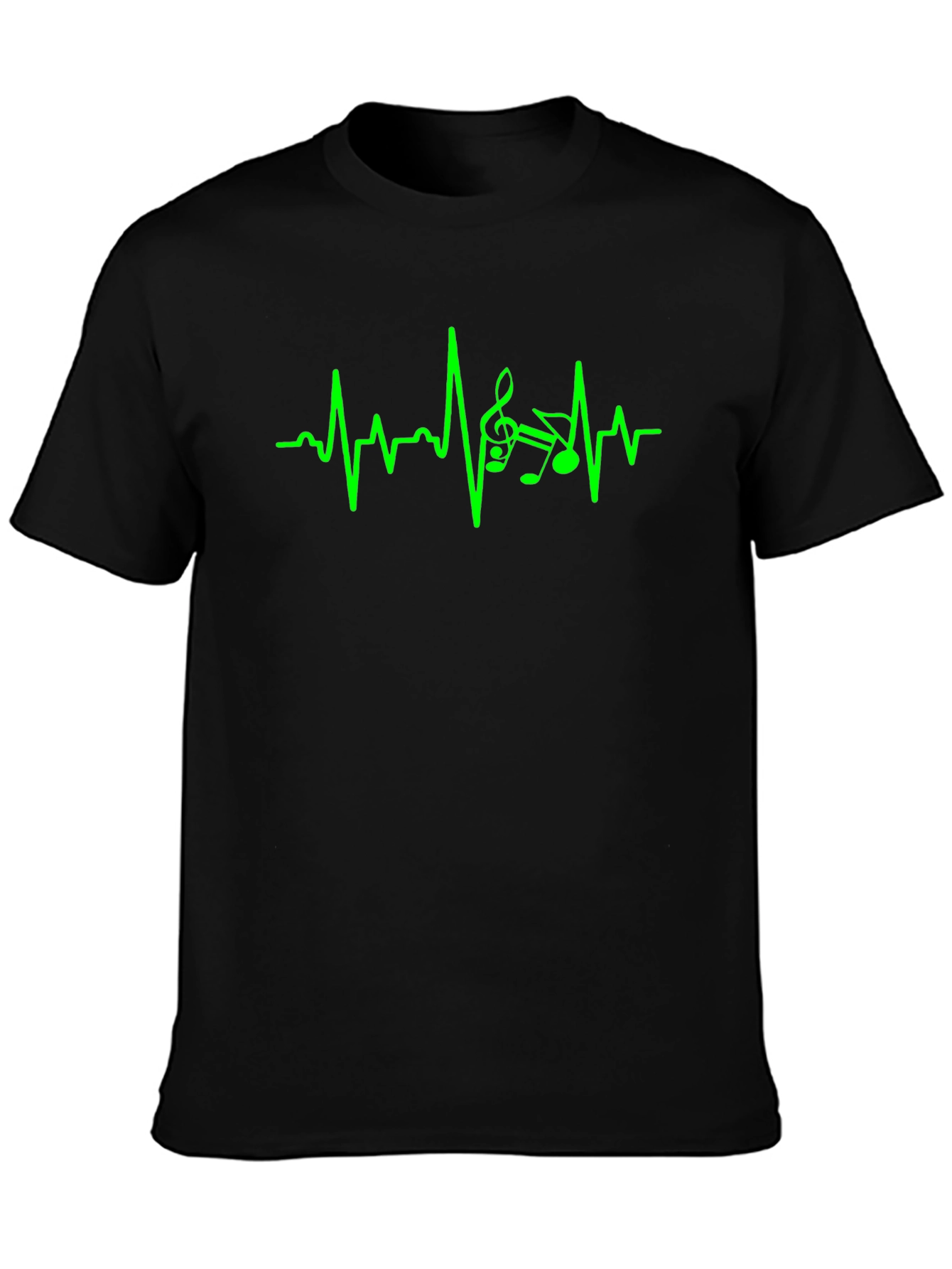 Music Heartbeat T-Shirt - Musical Pulse Tee