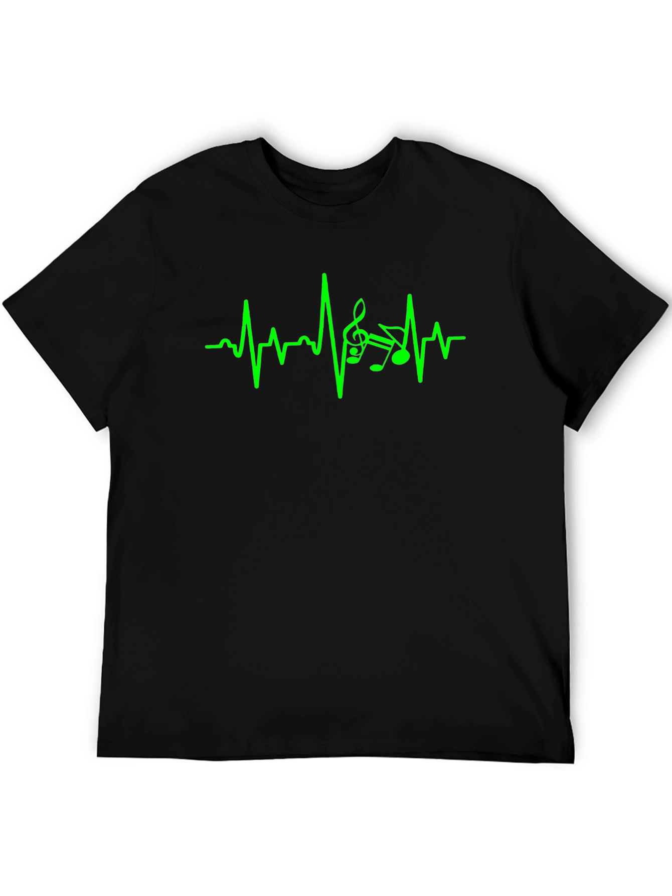 Music Heartbeat T-Shirt - Musical Pulse Tee