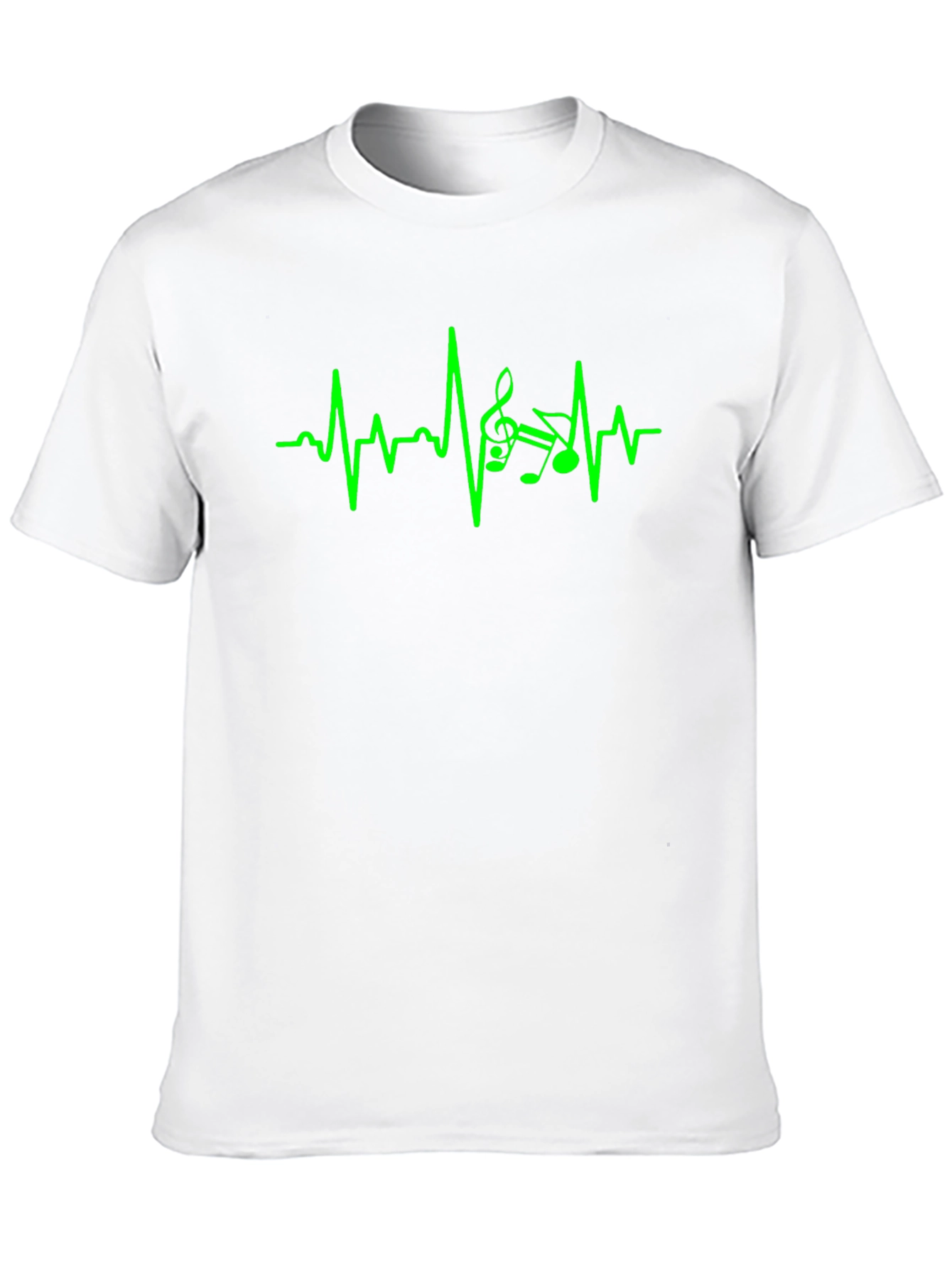 Music Heartbeat T-Shirt - Musical Pulse Tee