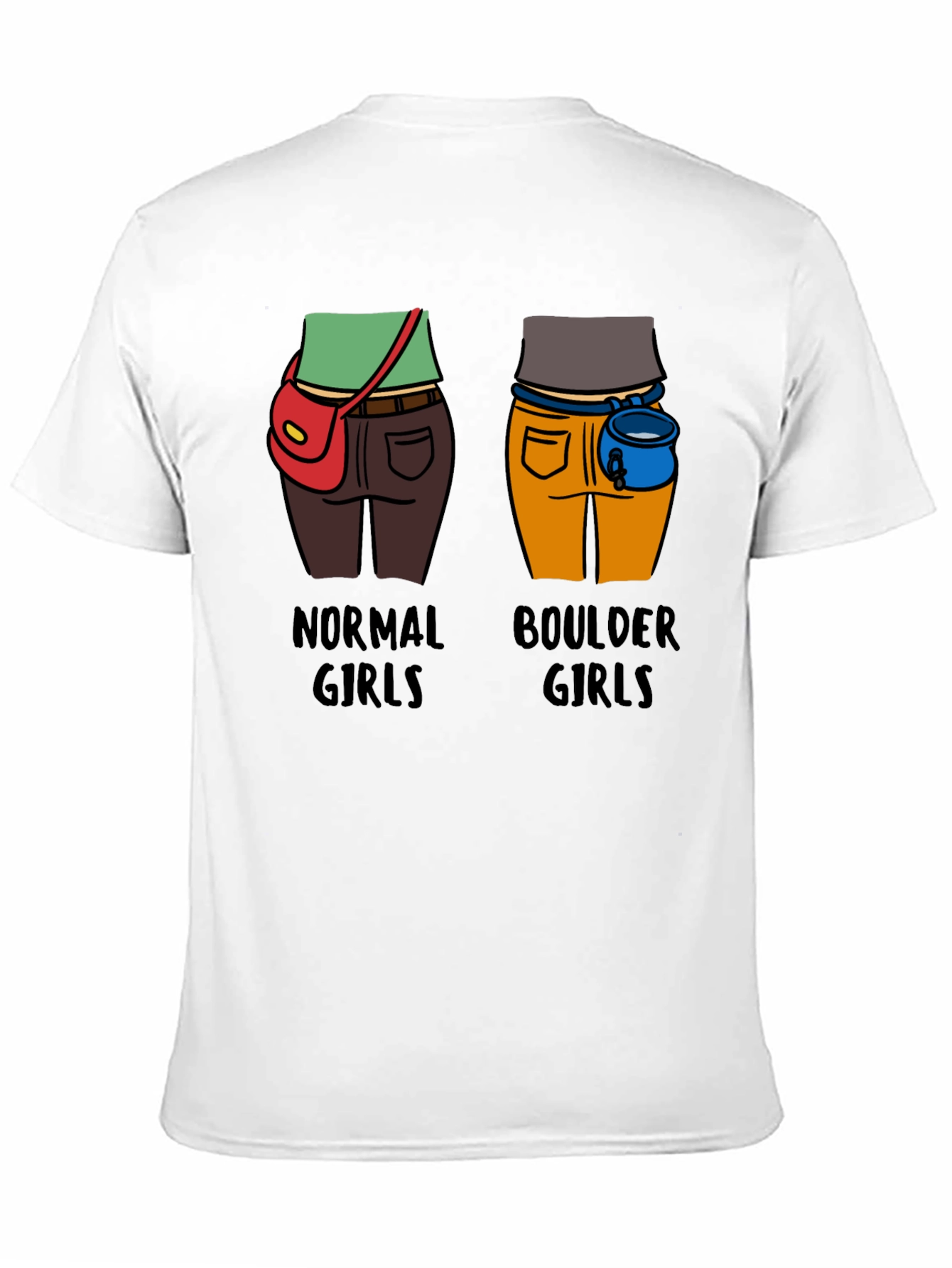 Normal Girls vs Boulder Girls Graphic T-Shirt