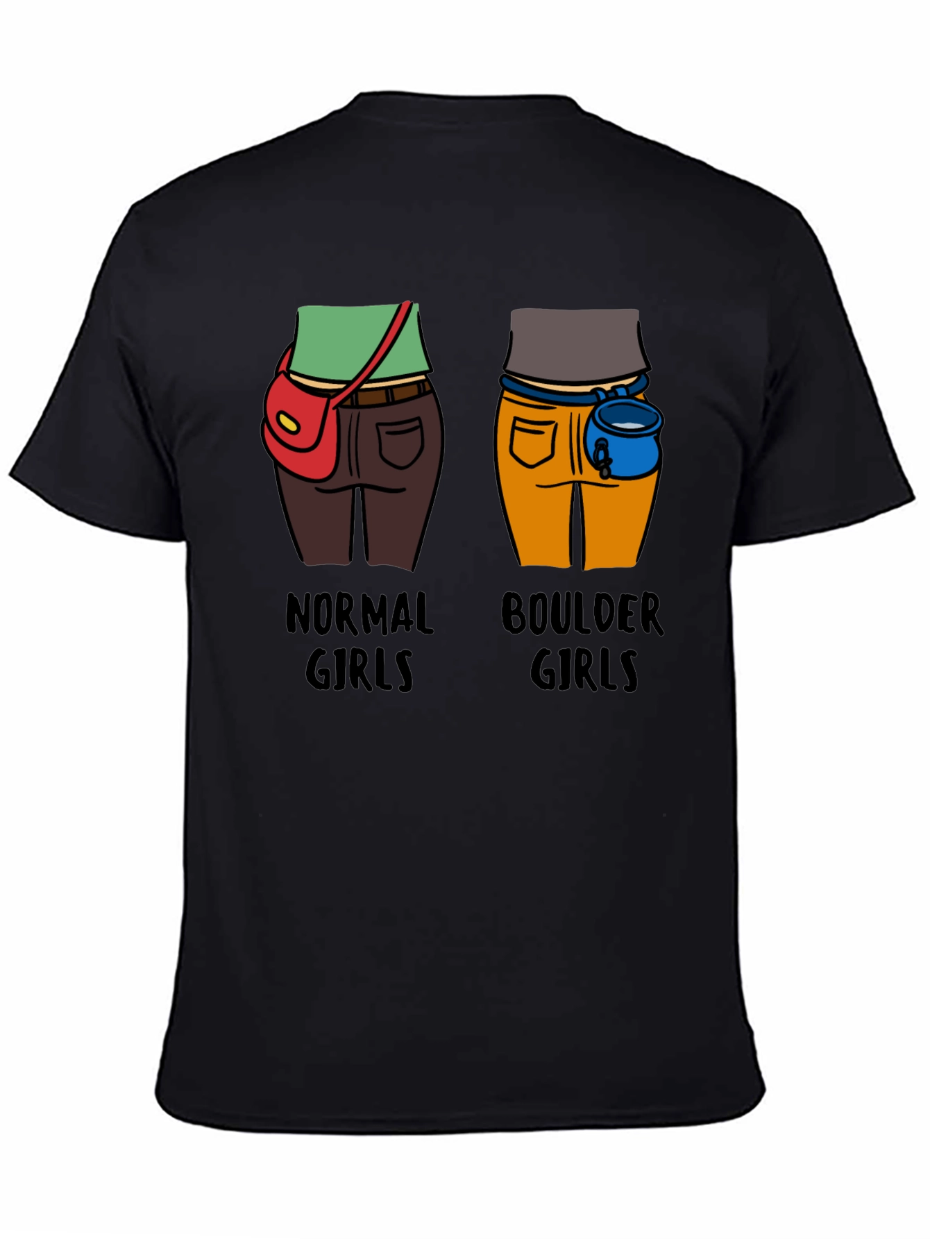 Normal Girls vs Boulder Girls Graphic T-Shirt