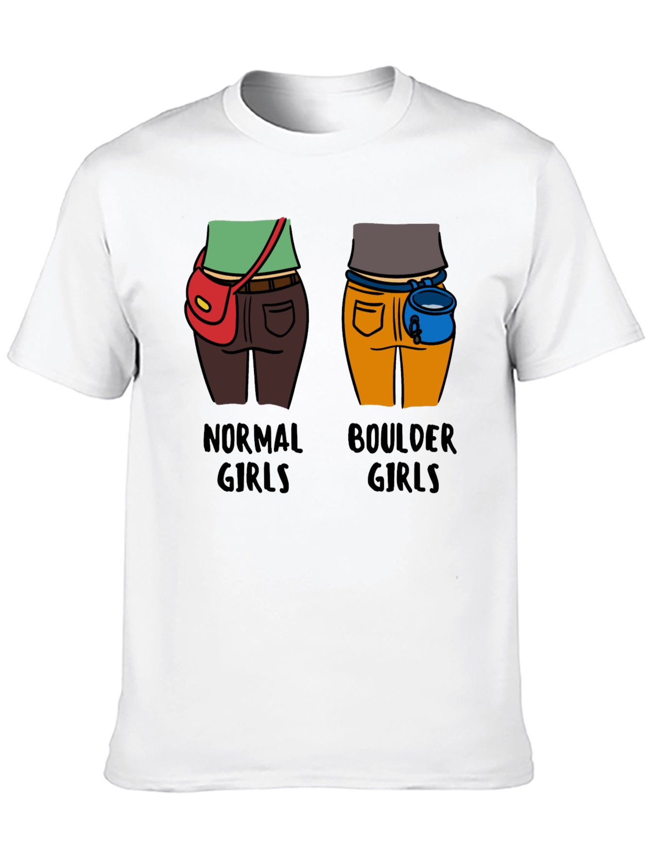 Normal Girls vs Boulder Girls Graphic T-Shirt