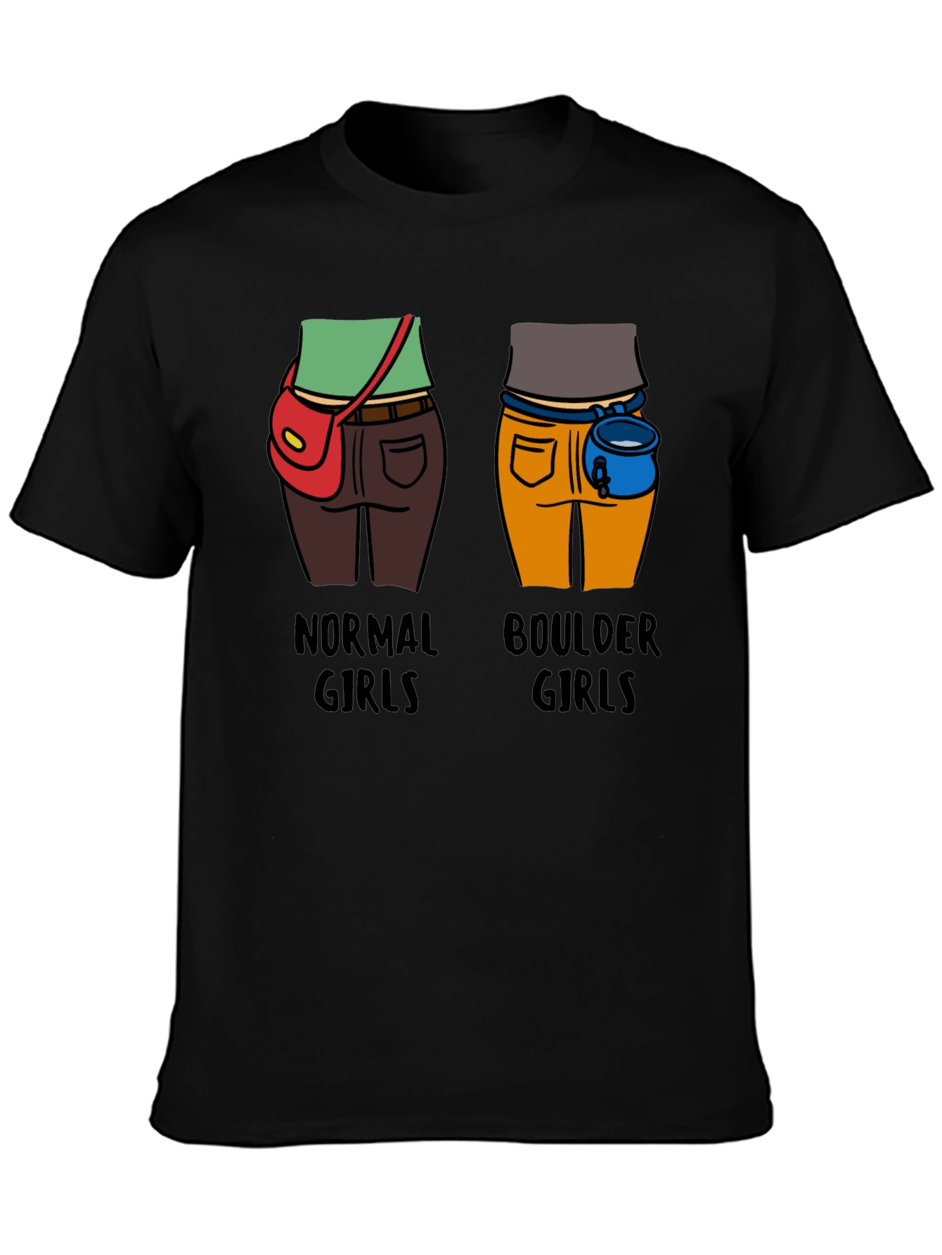 Normal Girls vs Boulder Girls Graphic T-Shirt