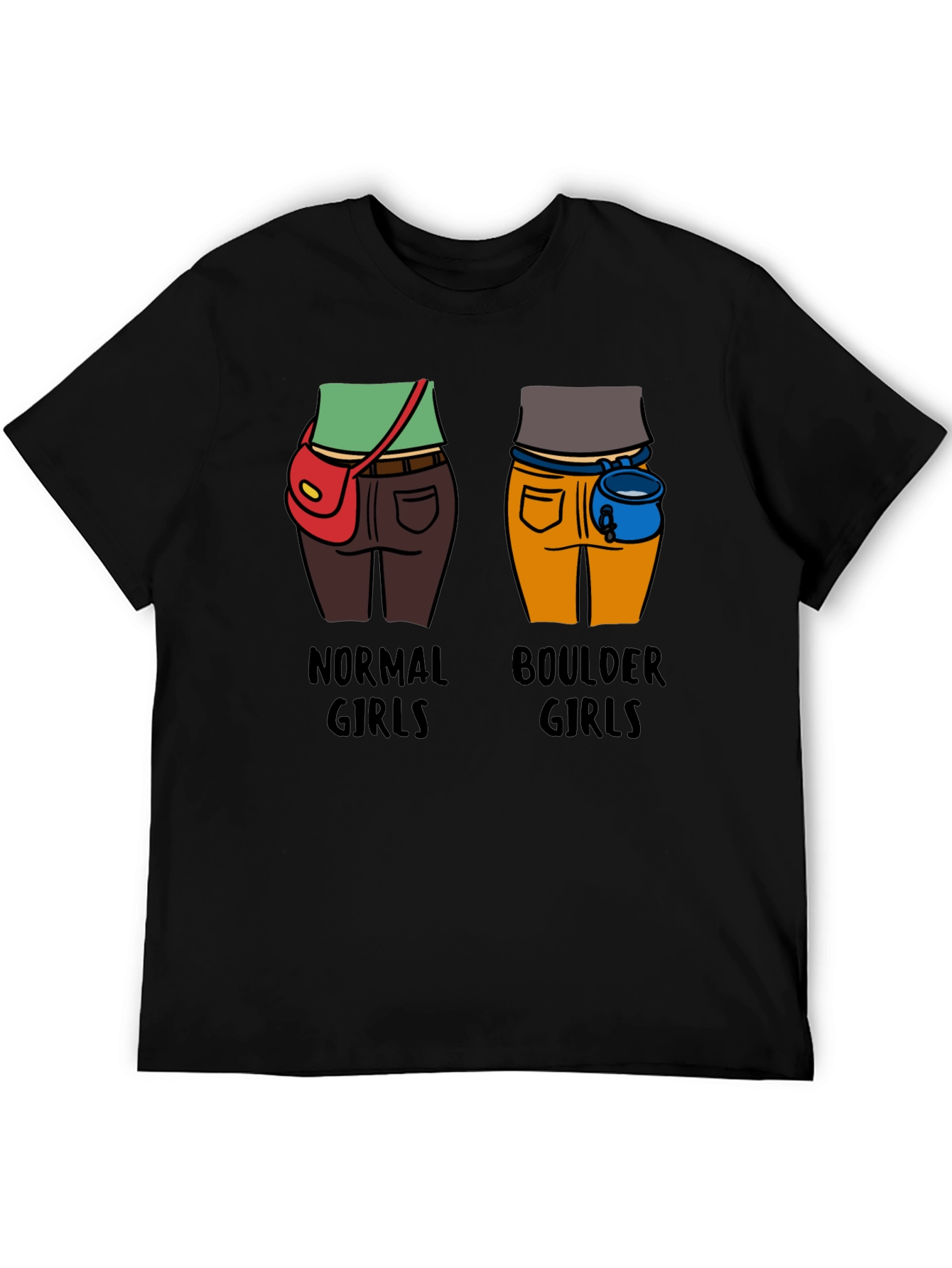 Normal Girls vs Boulder Girls Graphic T-Shirt