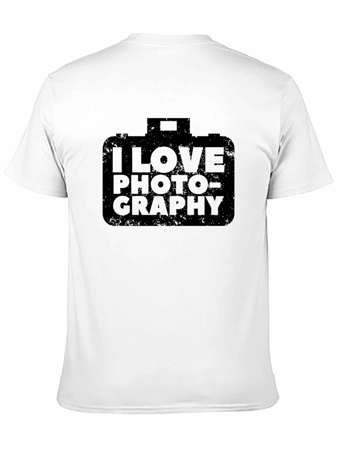 I Love Photography Black Graphic Tee
