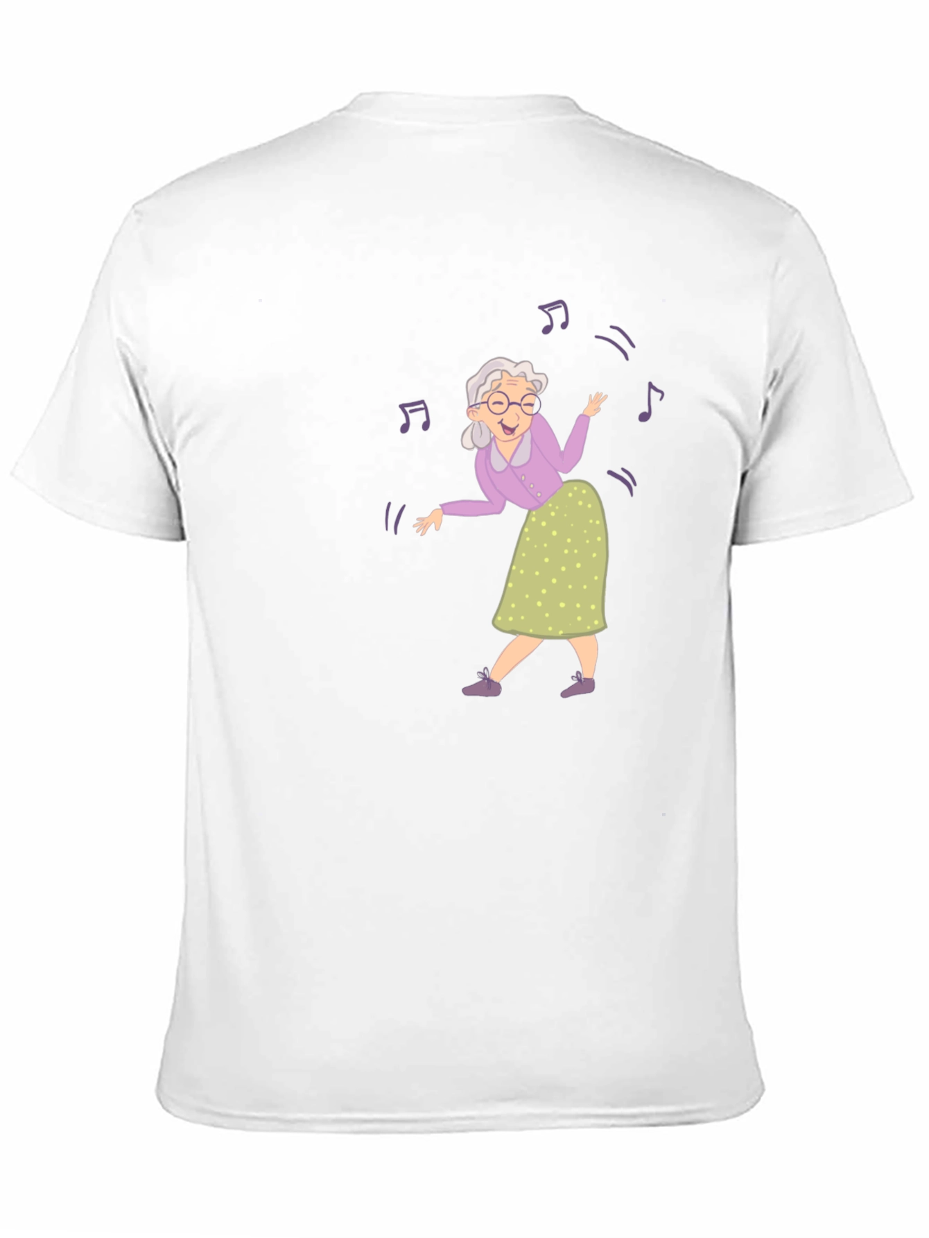 Dancing Grandma Black T-Shirt