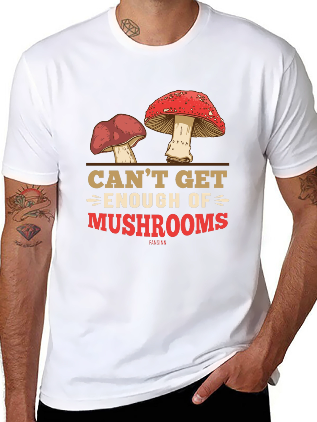 Mushroom Graphic Tee - Cant Get Enough