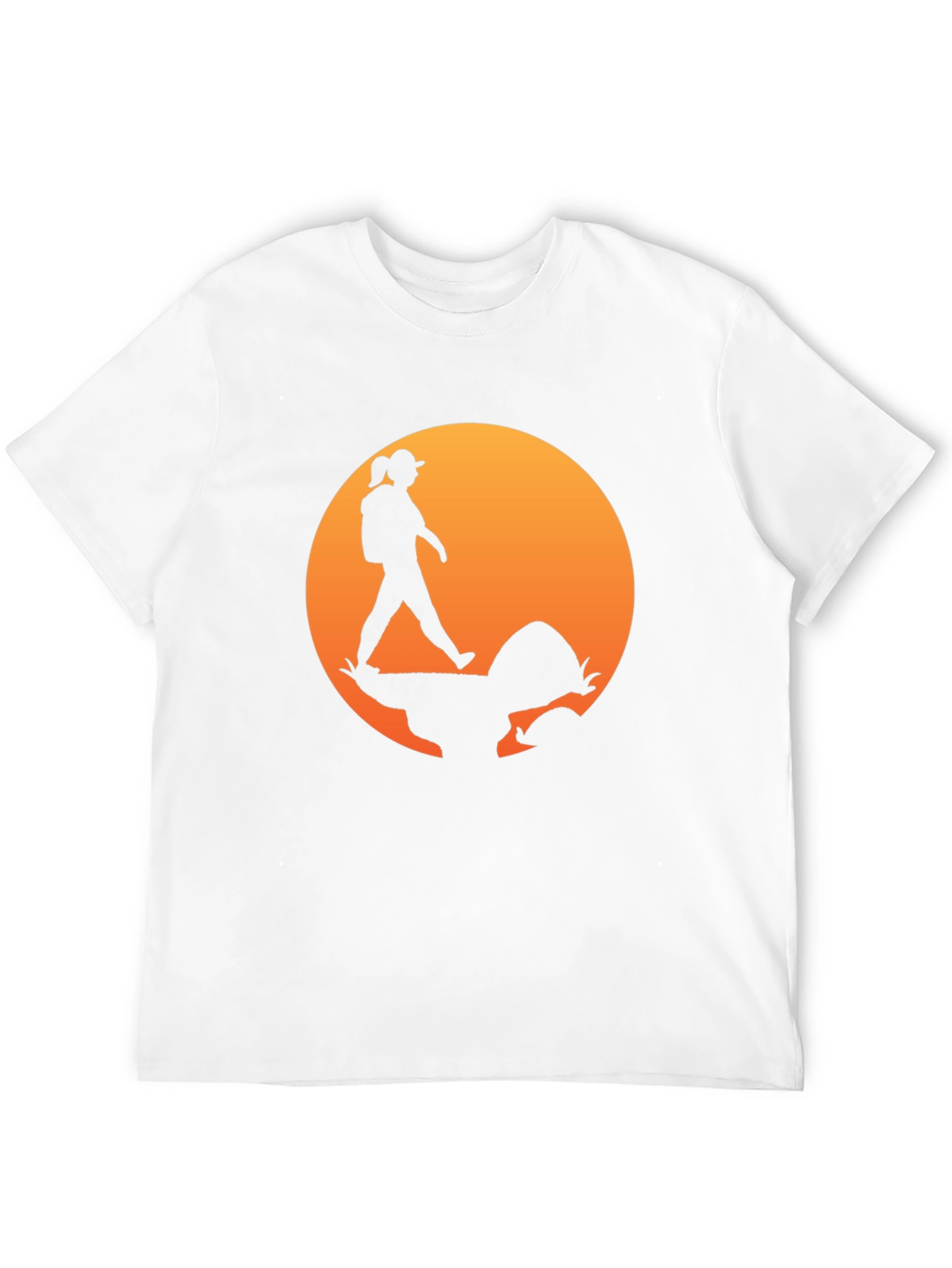 Hiking Sunset Graphic T-Shirt
