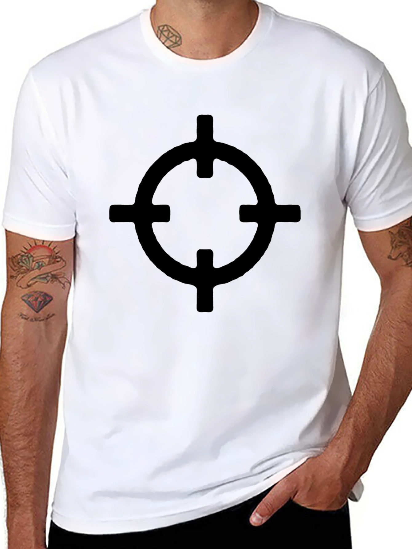 Target Graphic Black T-Shirt - Casual Style