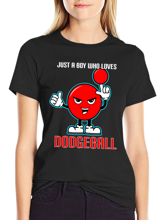 Boy Who Loves Dodgeball T-Shirt