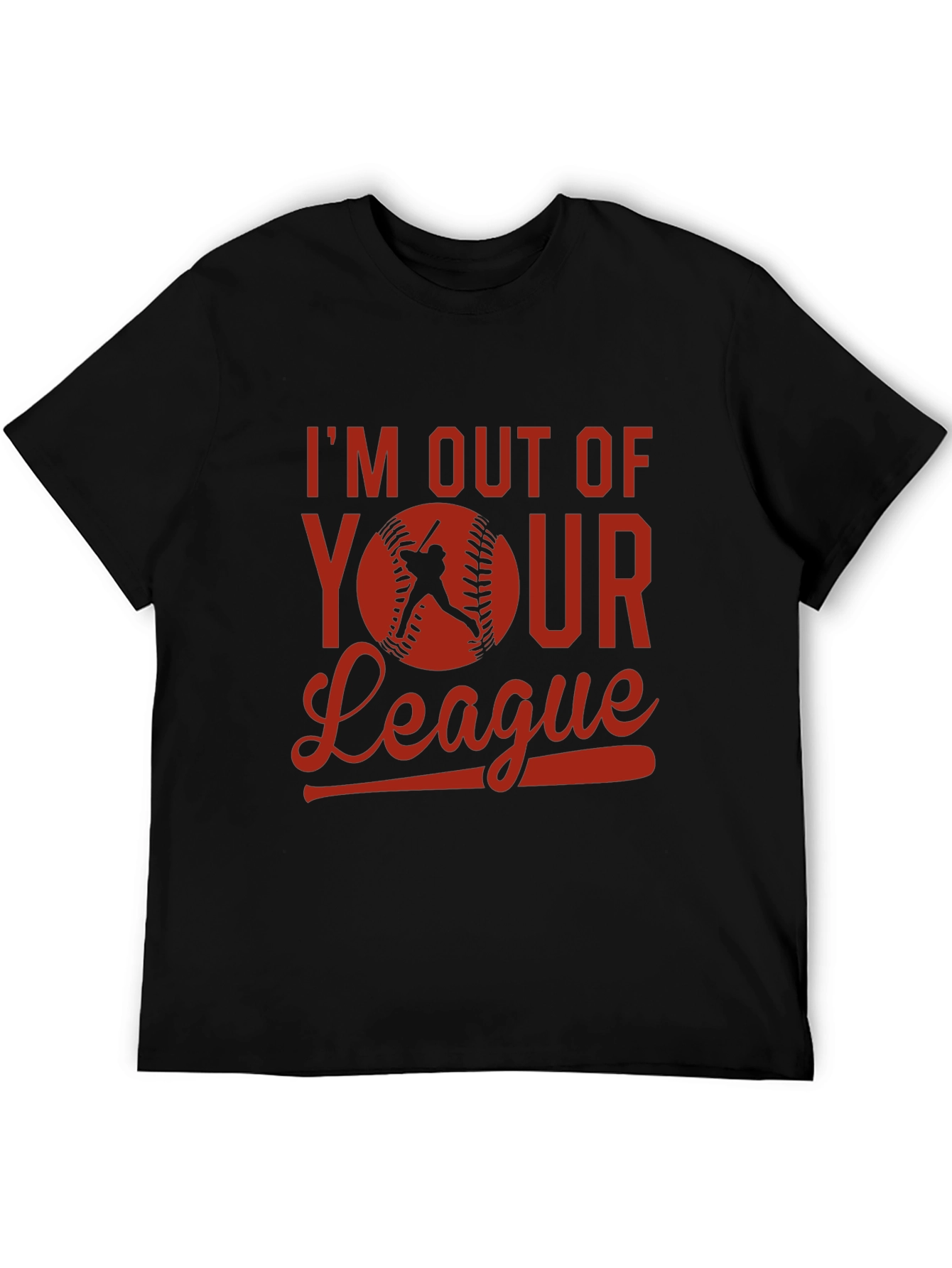 Im Out of Your League Baseball Graphic Tee