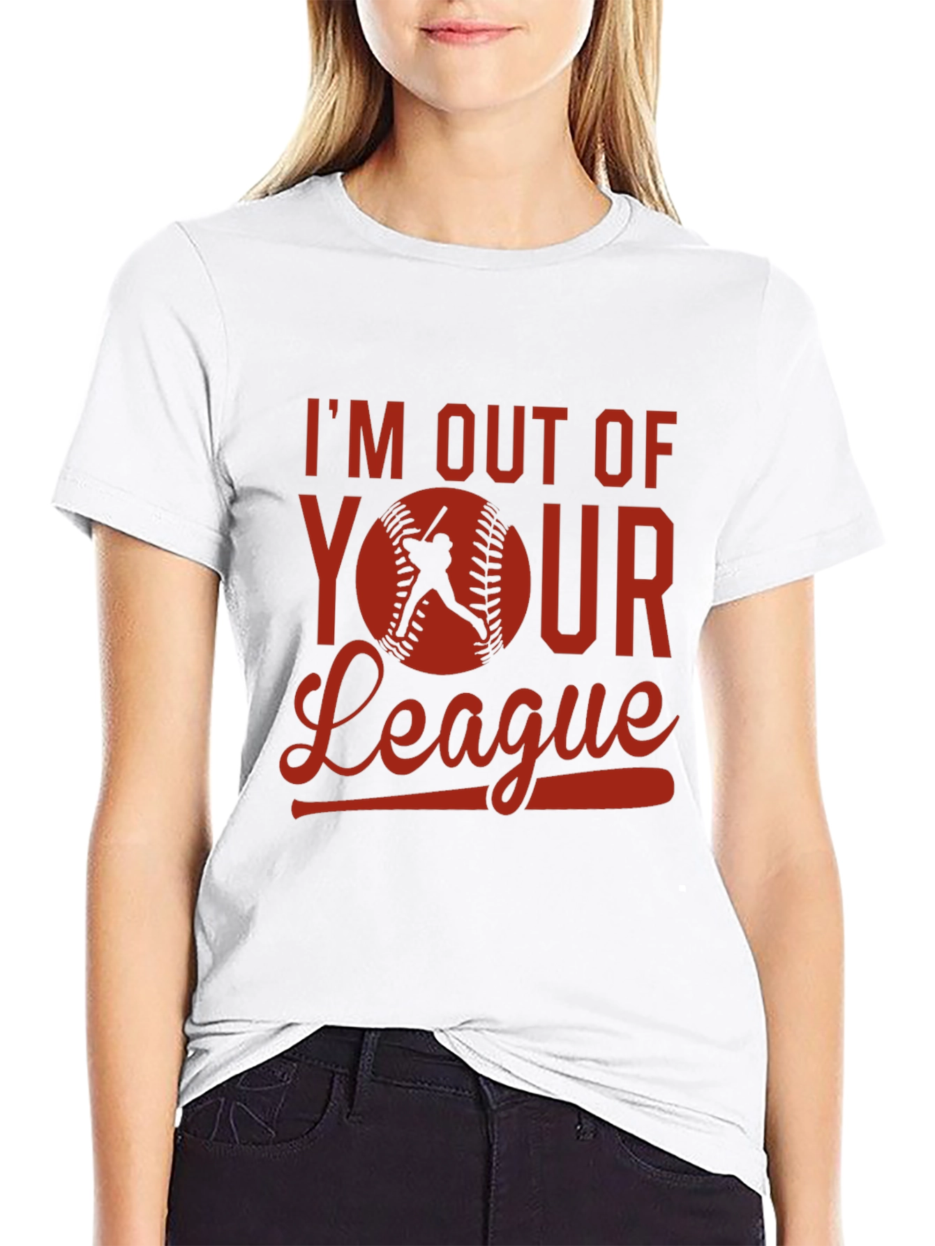 Im Out of Your League Baseball Graphic Tee