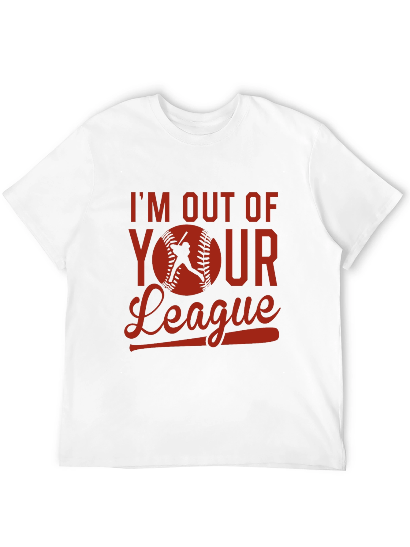 Im Out of Your League Baseball Graphic Tee