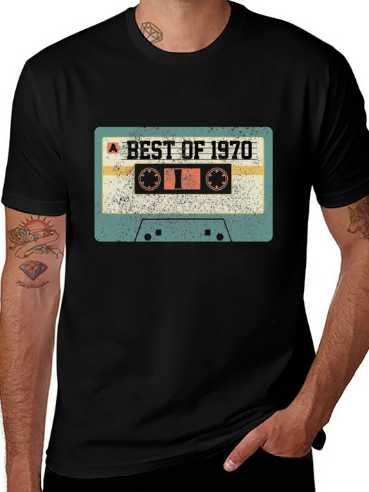 Retro Best of 1970 Cassette Tape T-Shirt