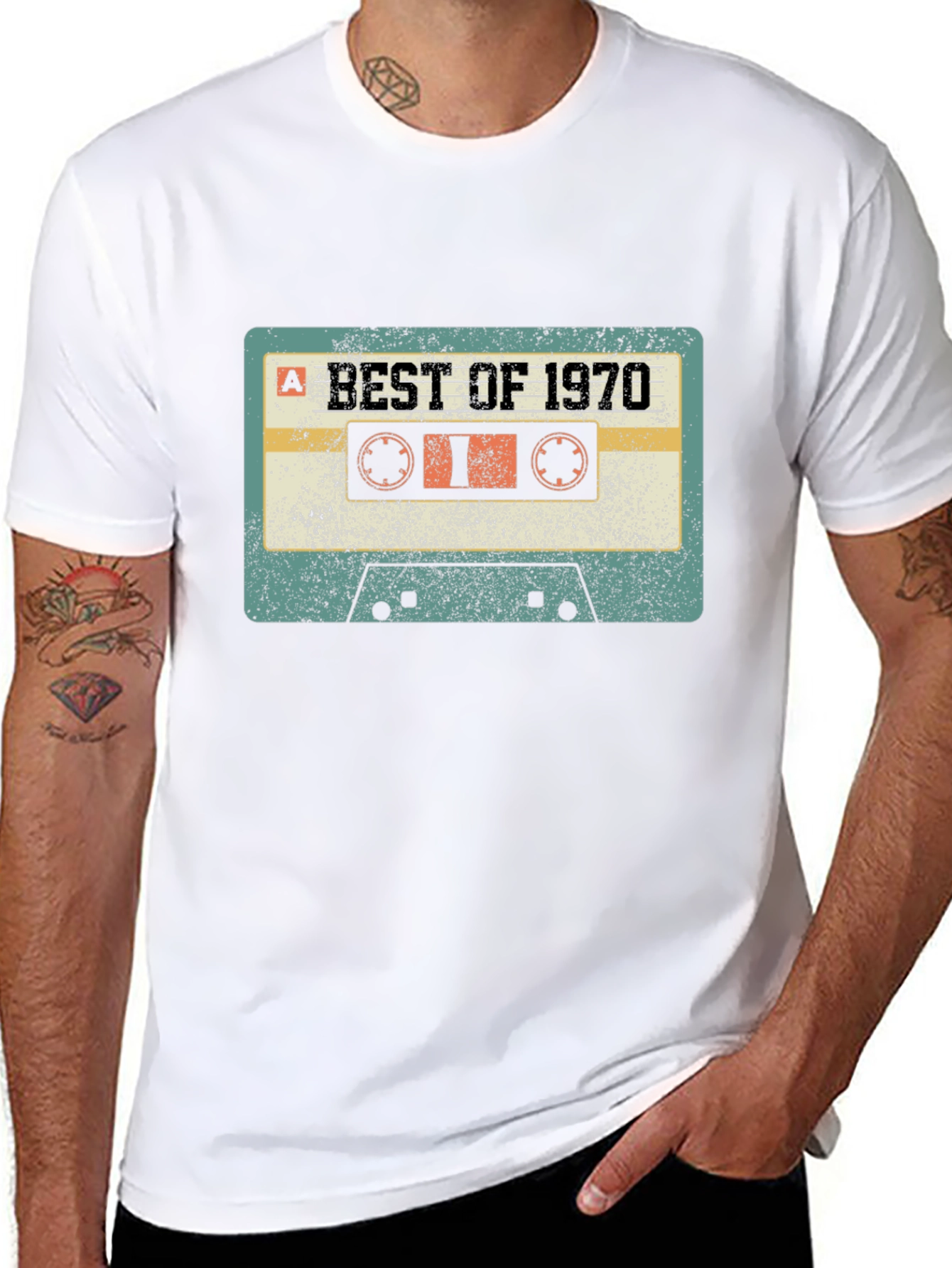 Retro Best of 1970 Cassette Tape T-Shirt