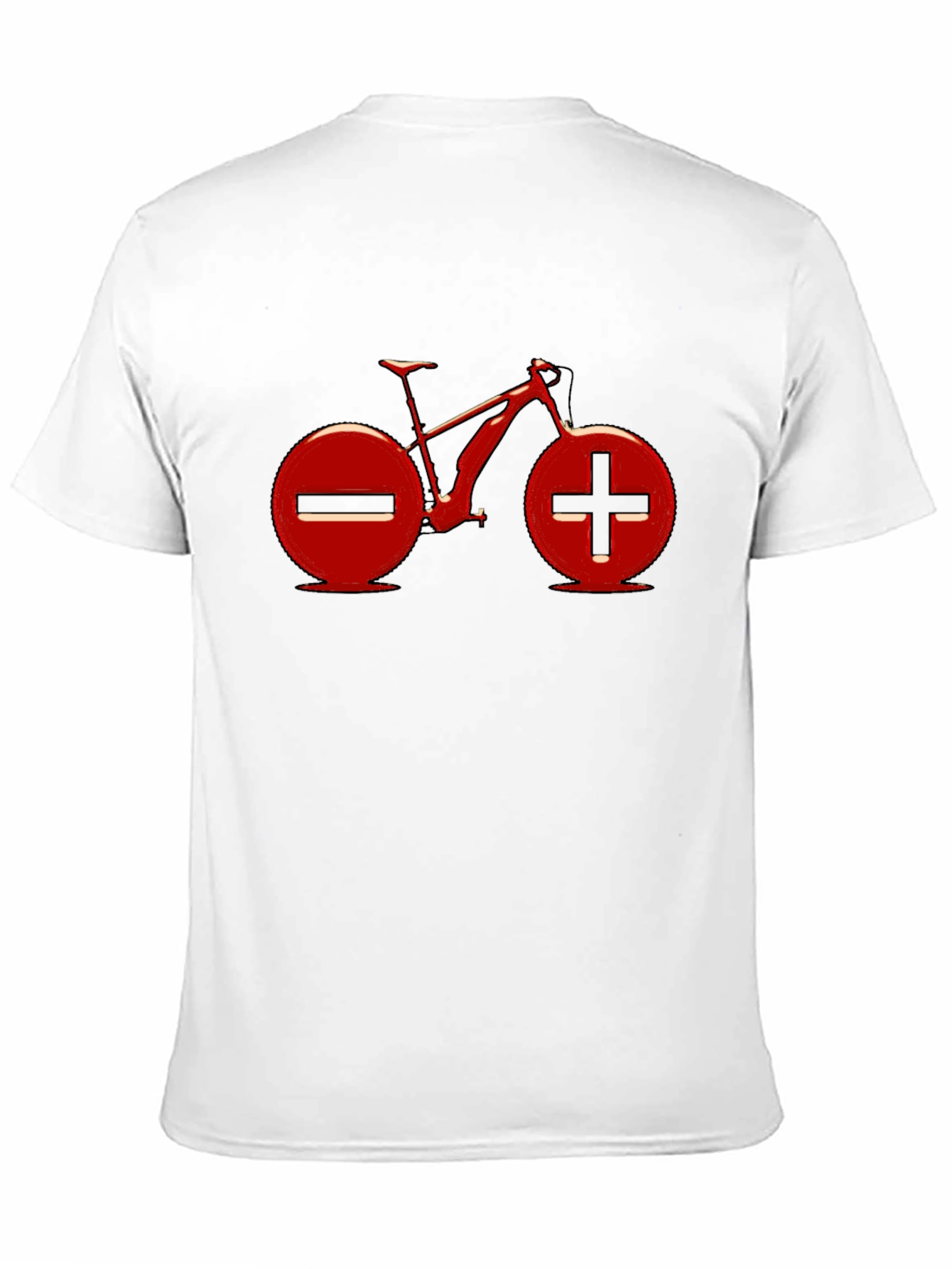 Electric Bike Red Graphic T-Shirt