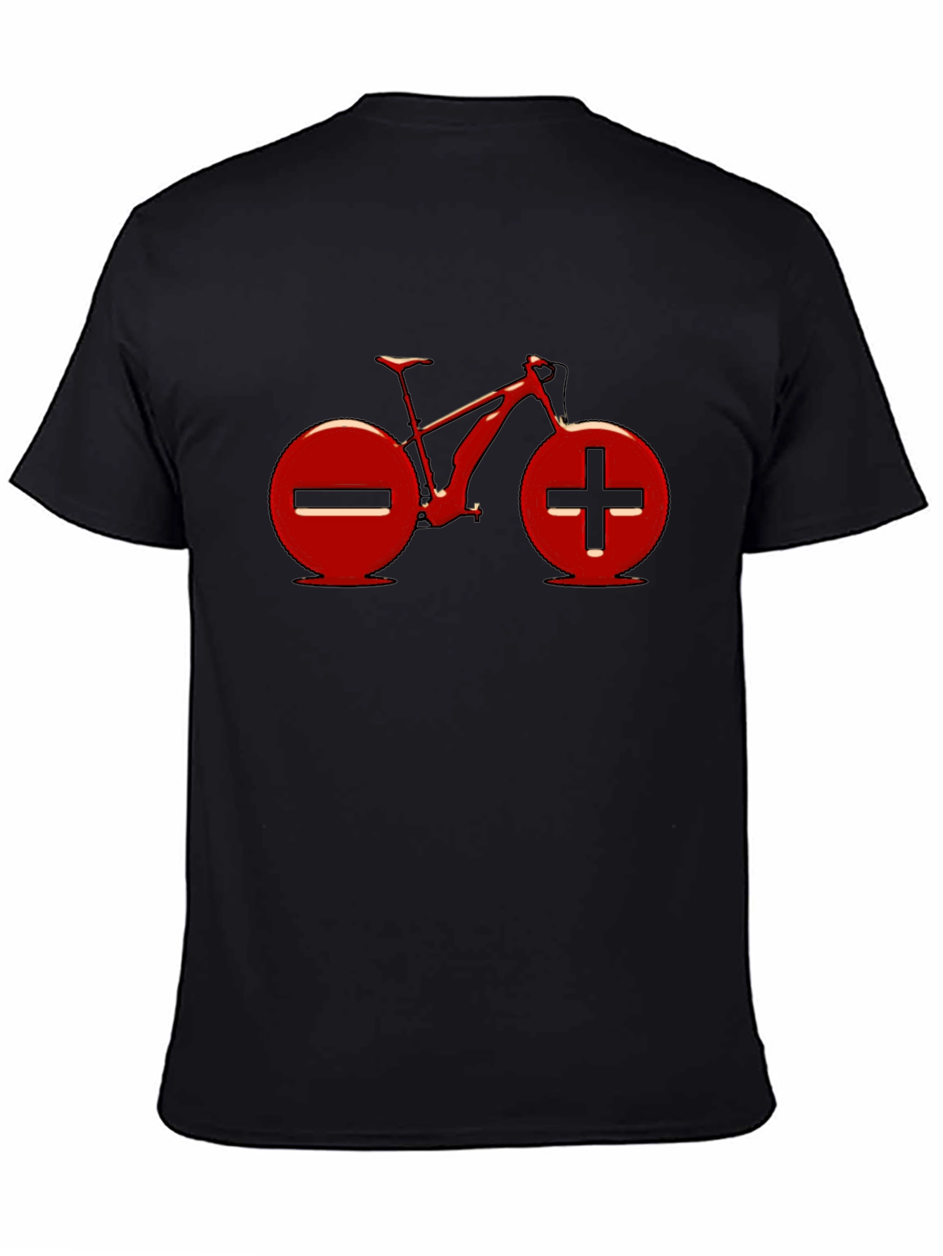 Electric Bike Red Graphic T-Shirt