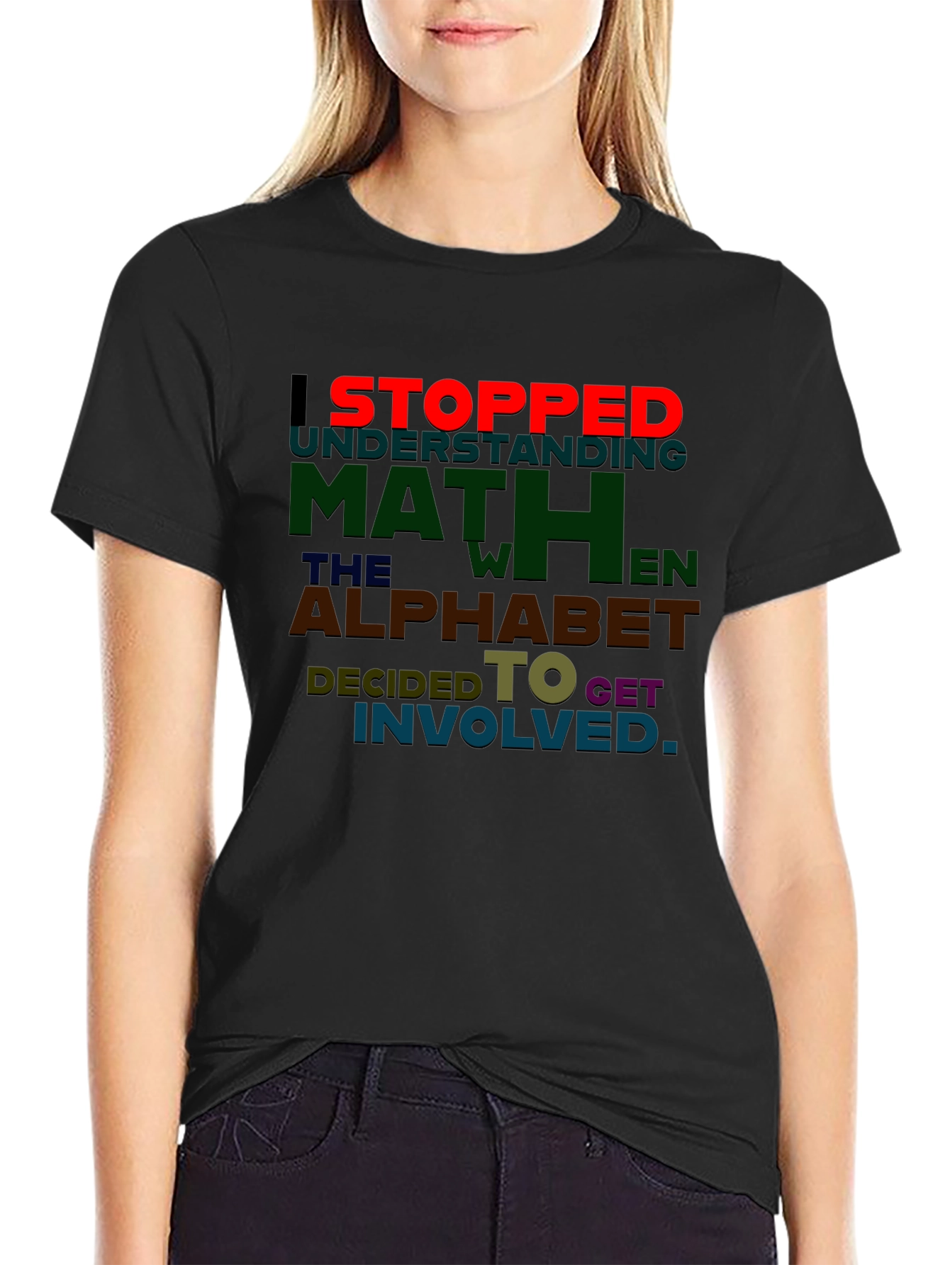 Math Alphabet T-Shirt Funny Equation Tee