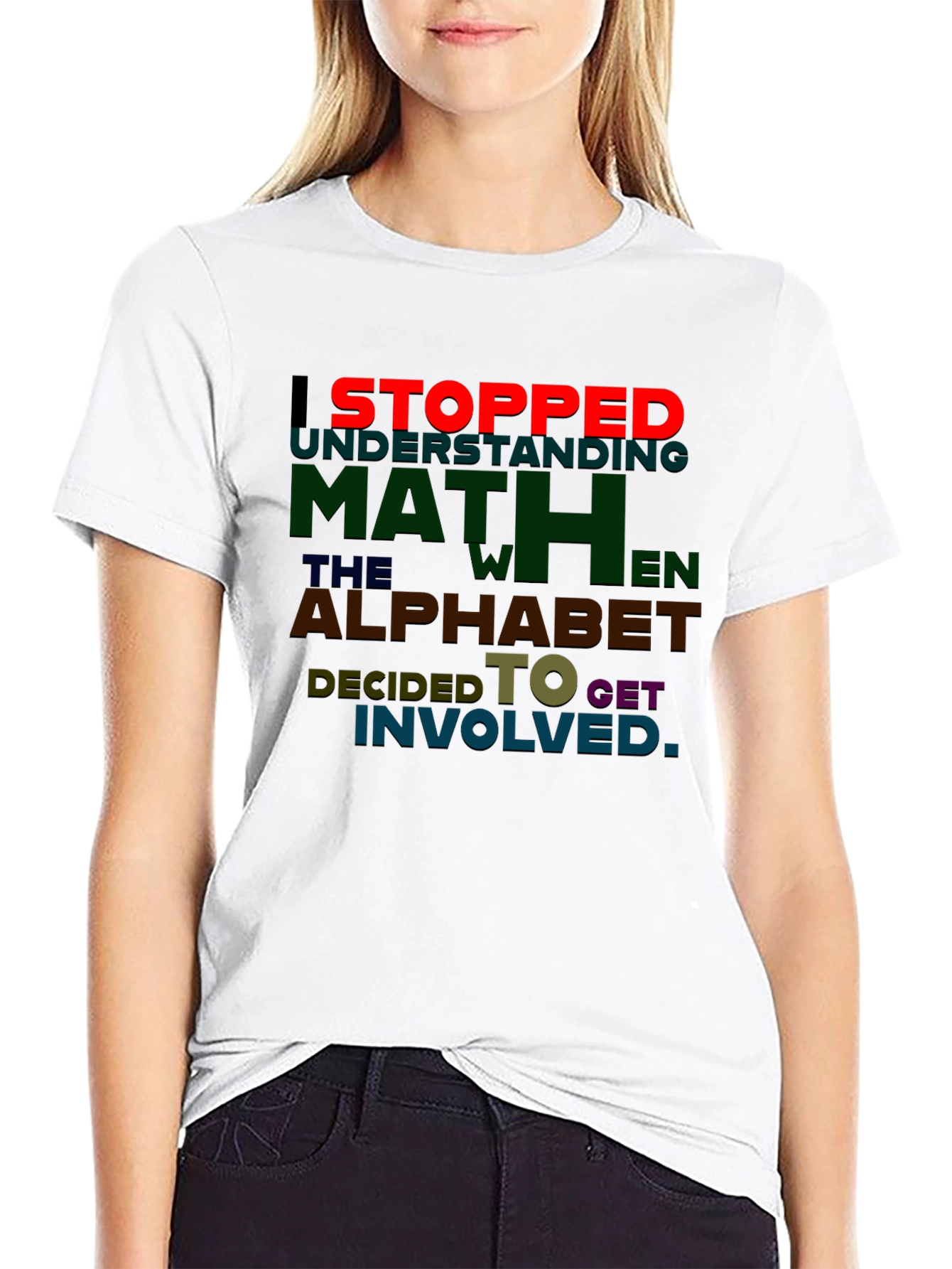 Math Alphabet T-Shirt Funny Equation Tee