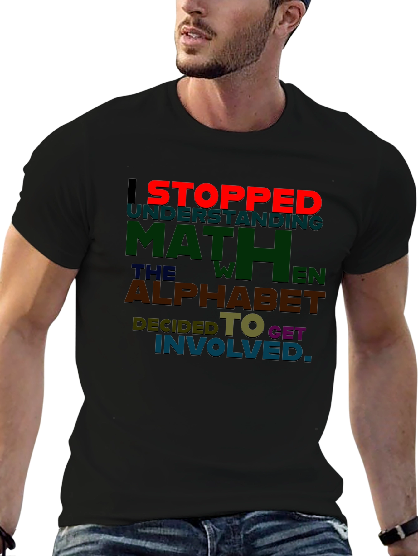 Math Alphabet T-Shirt Funny Equation Tee