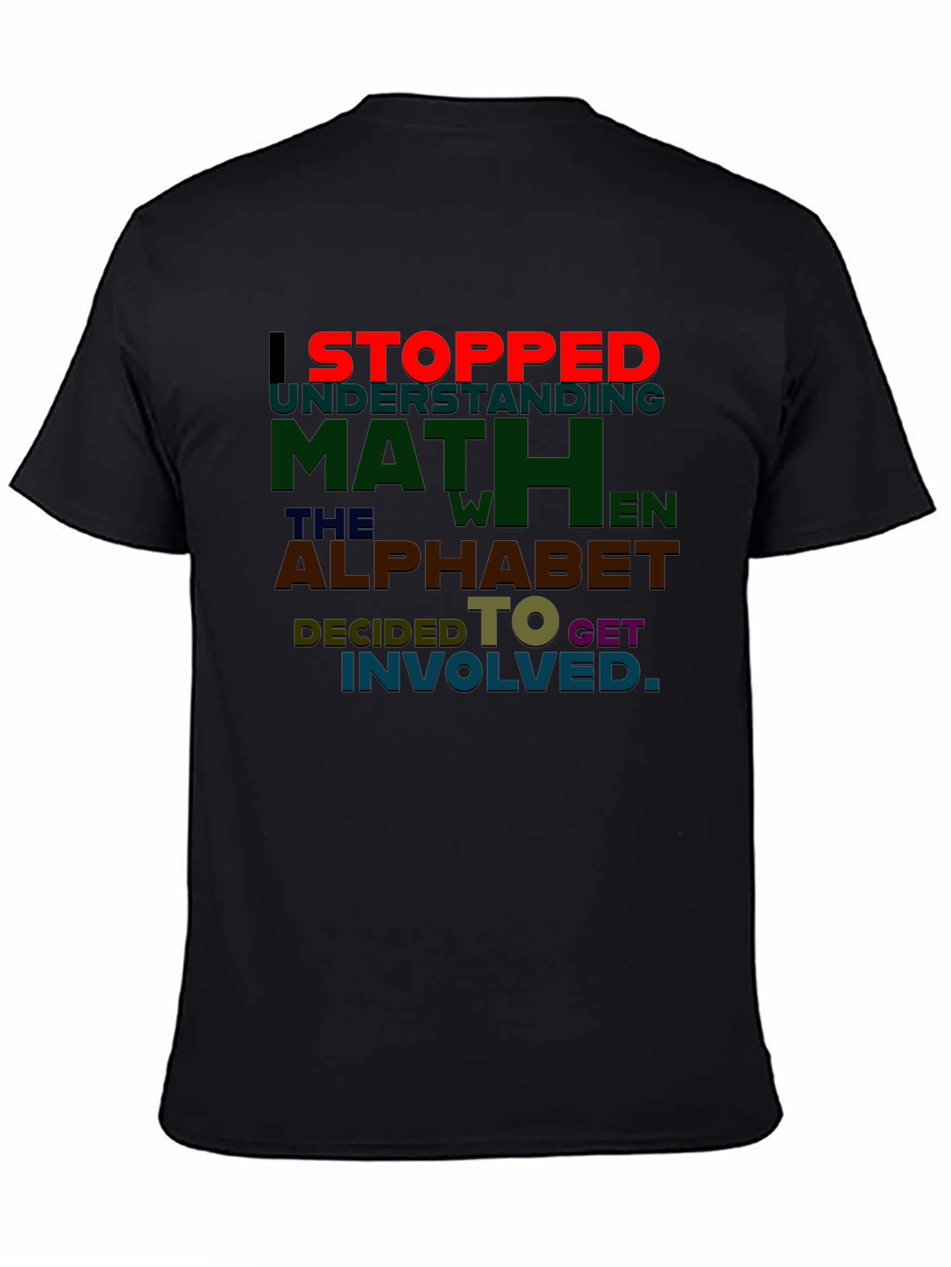 Math Alphabet T-Shirt Funny Equation Tee