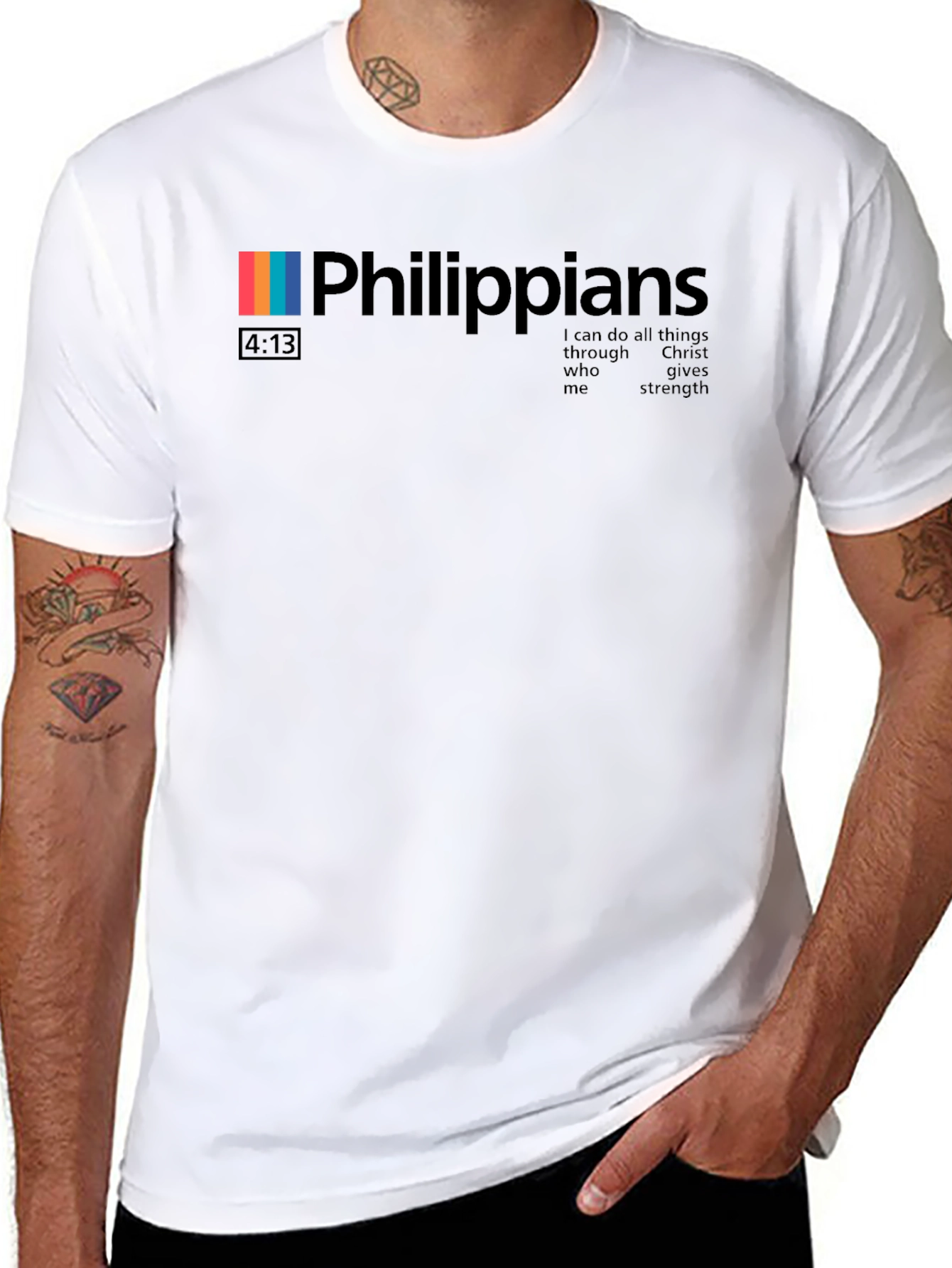 Philippians 4:13 Christian T-Shirt