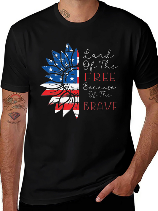Land of the Free Patriotic Tee