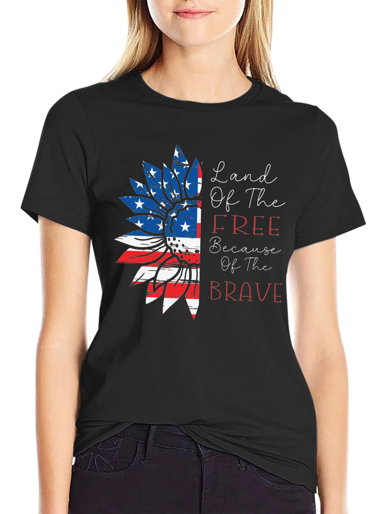 Land of the Free Patriotic Tee